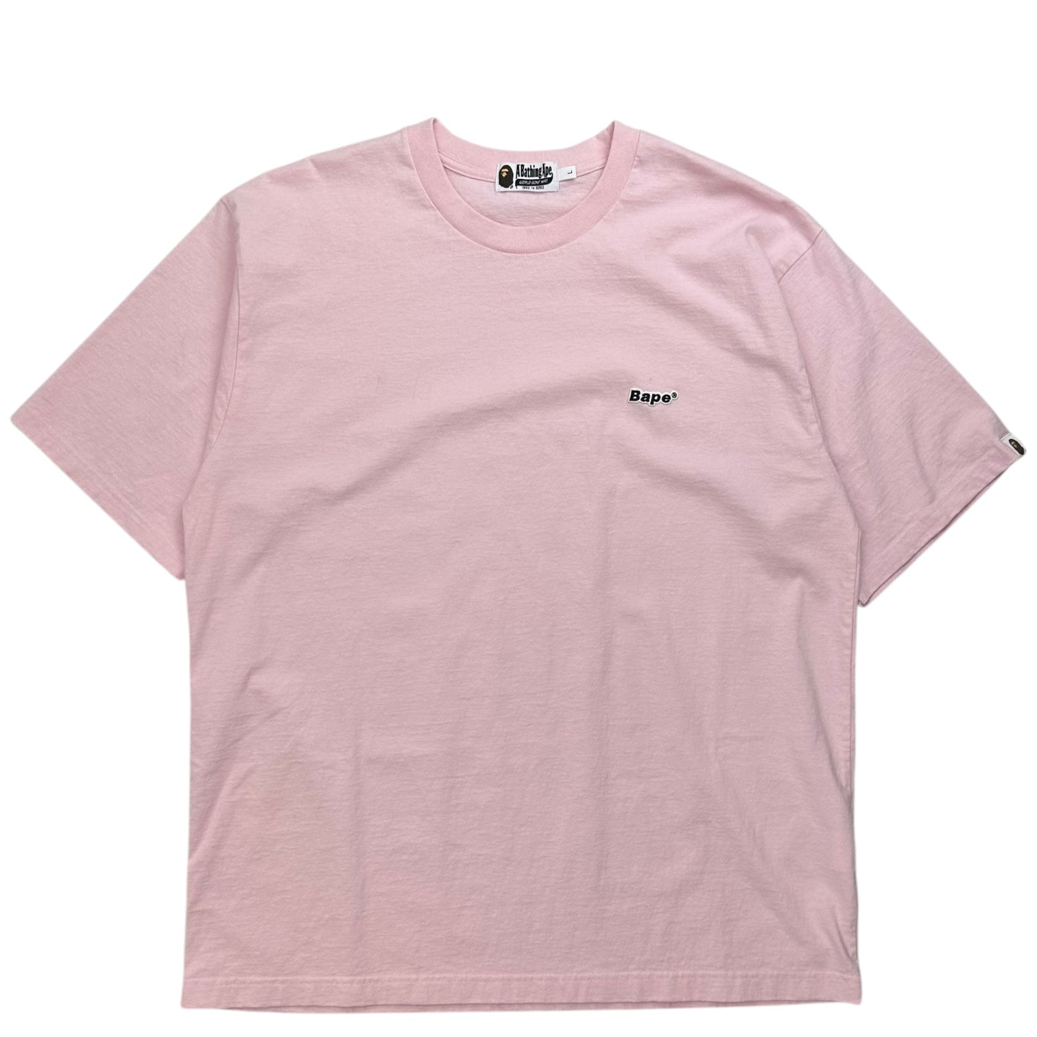 Bape One Point Relaxed Fit Tee Pink