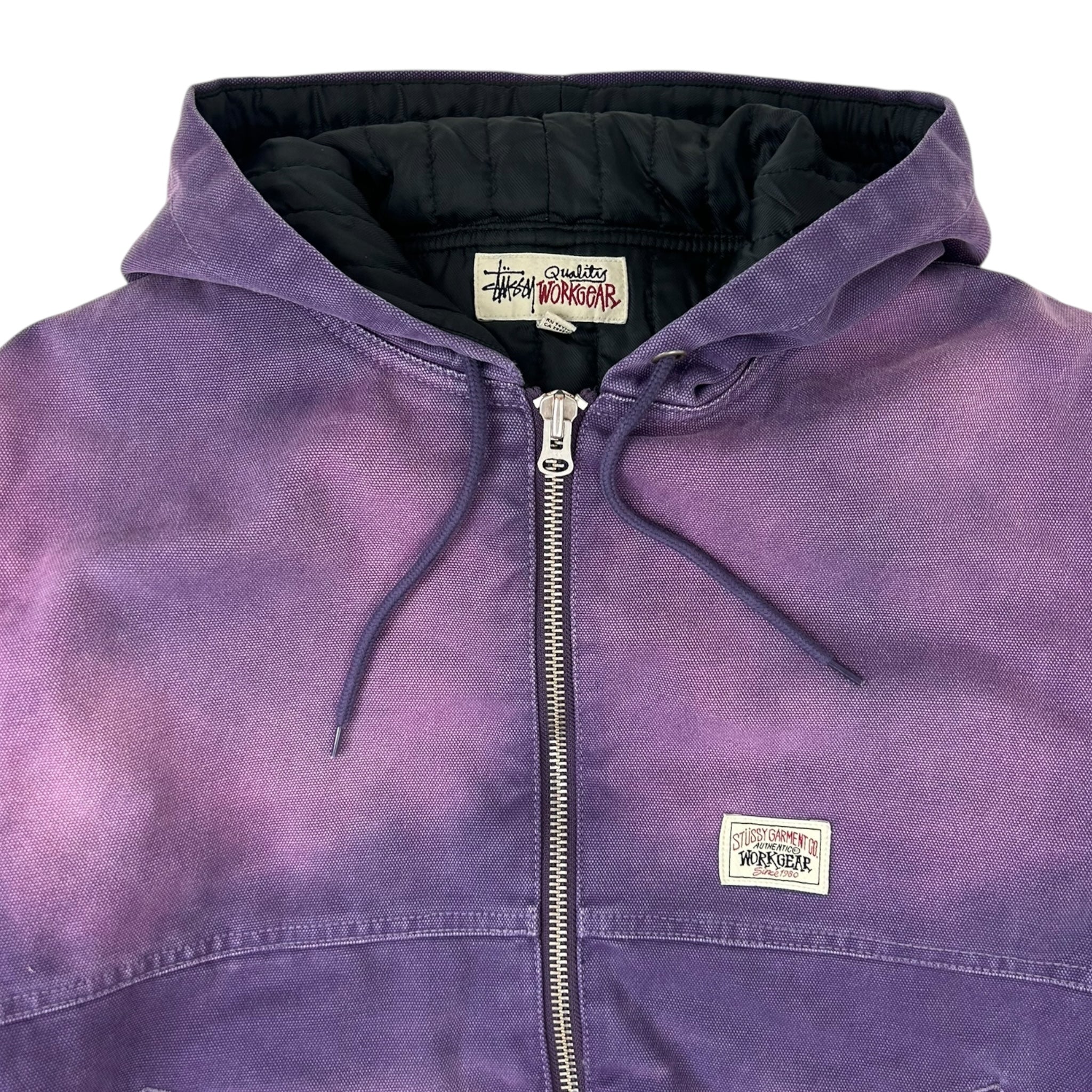 Stussy Over Dyed Work Jacket Purple