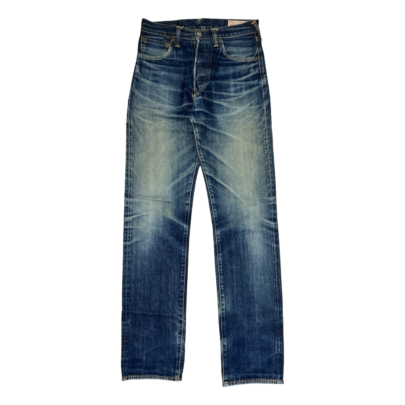 Evisu Daicock Denim Painted Selvedge Jeans