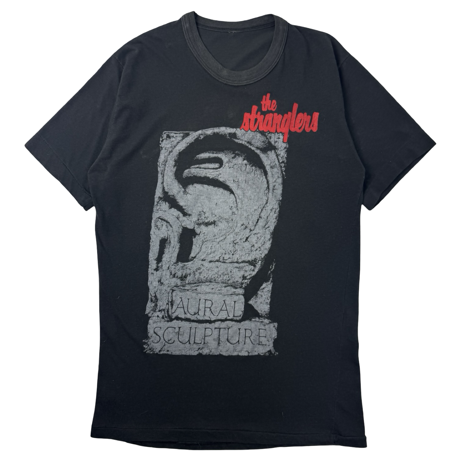 1985 The Stranglers Aural Sculpture Tour T-Shirt Black