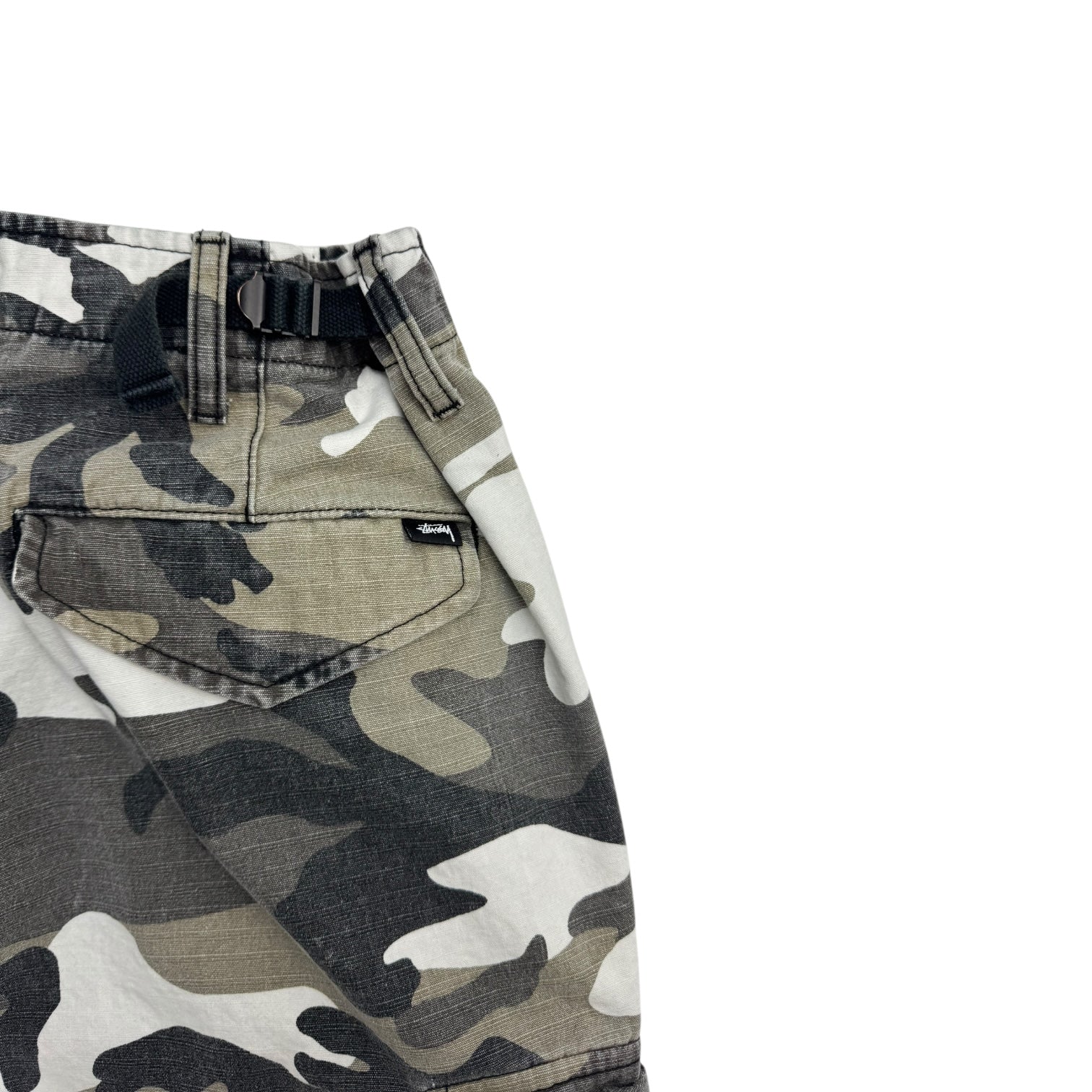 Stussy Military Cargo Ripstop In Snow Camo