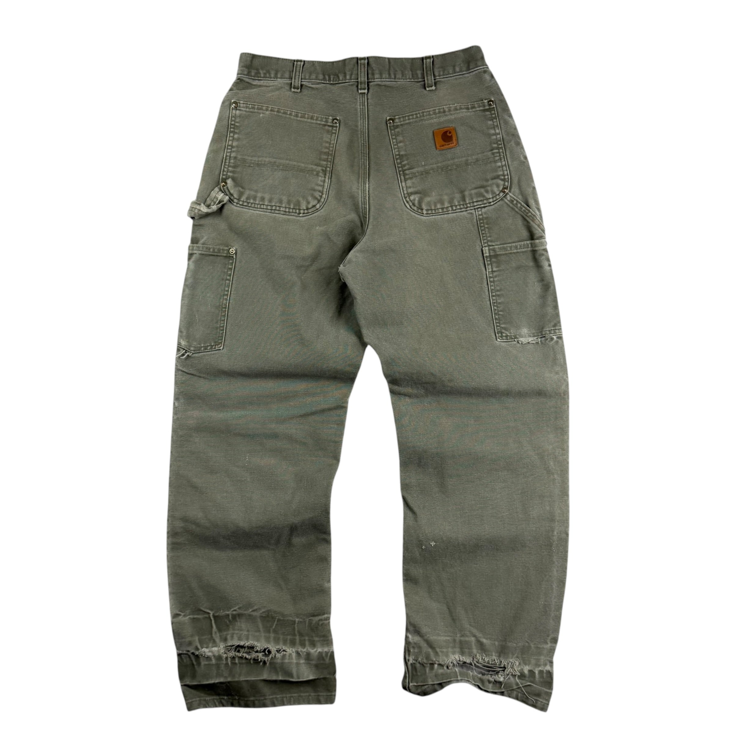 Vintage Carhartt Double Knee Pants Green