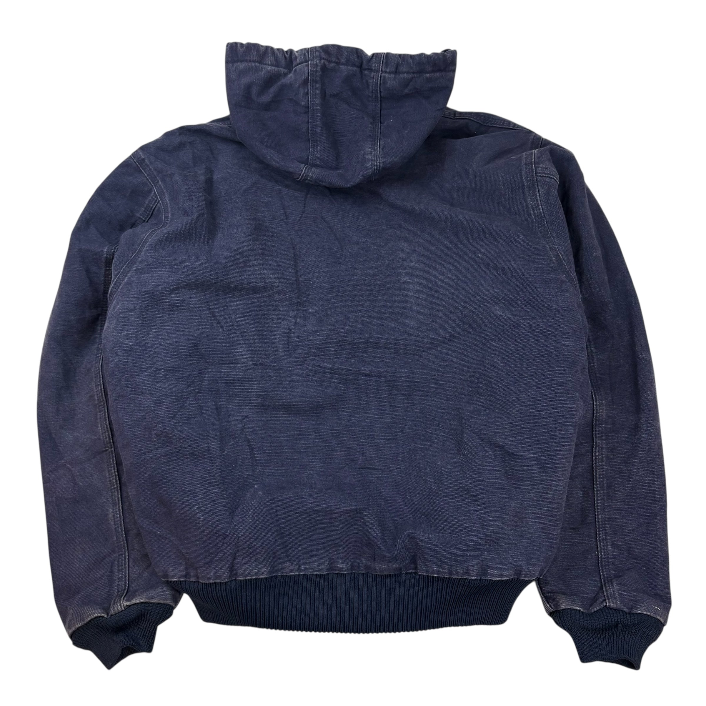 Carhartt Duck Insulated Hooded Jacket Navy