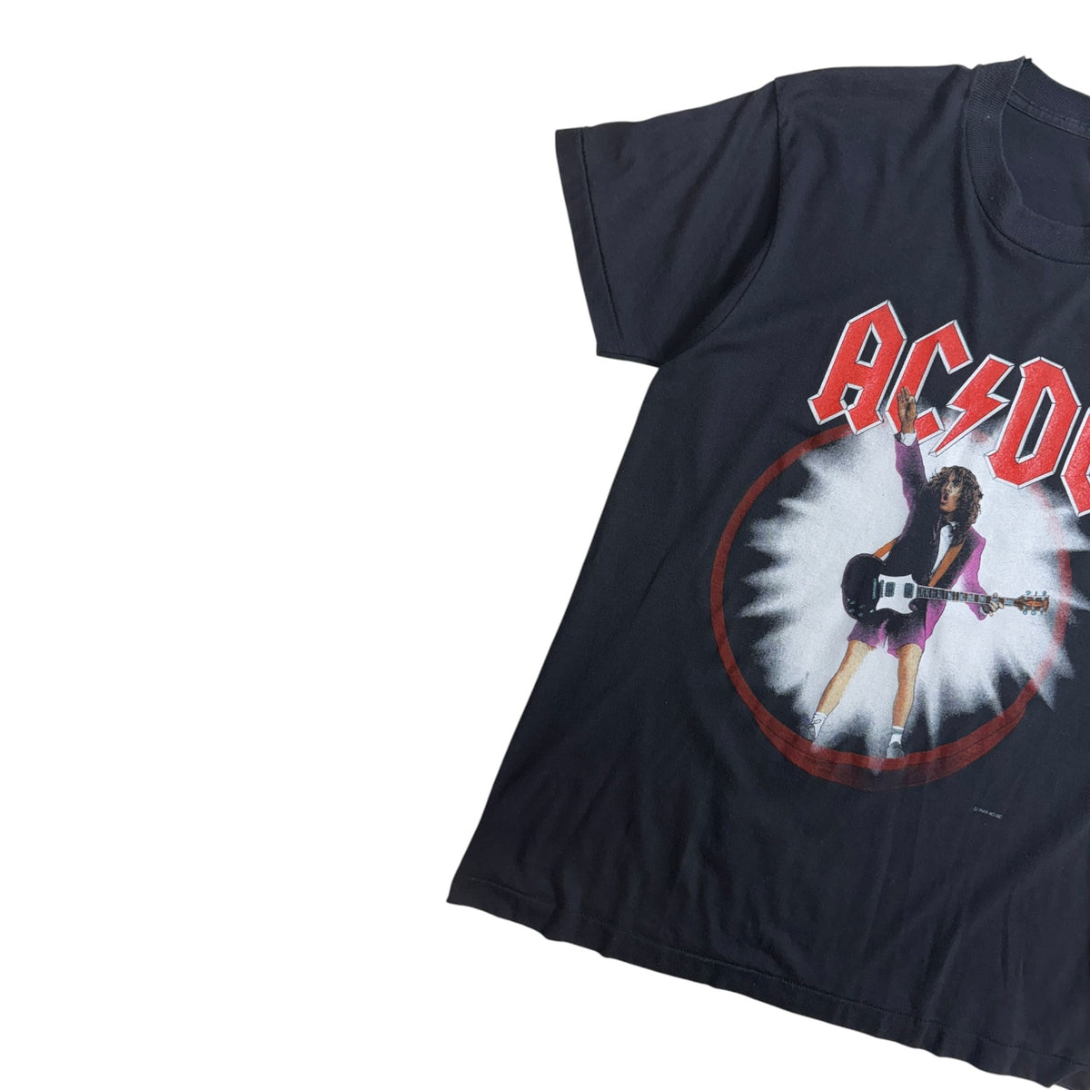 Vintage 1988 AC/DC "Blow Up Your Video" T-Shirt Black