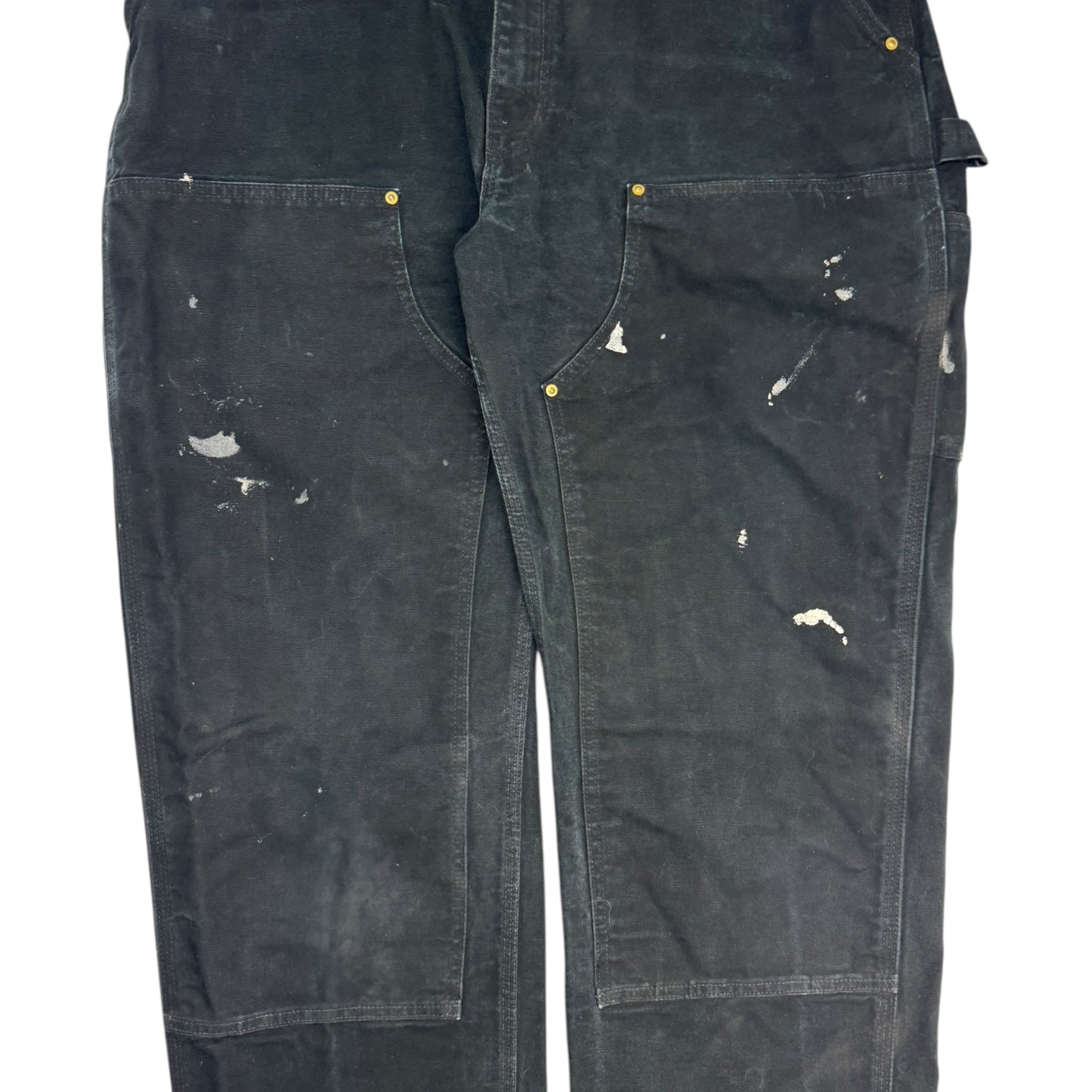 Carhartt Double Knee Work Pants Black Painters