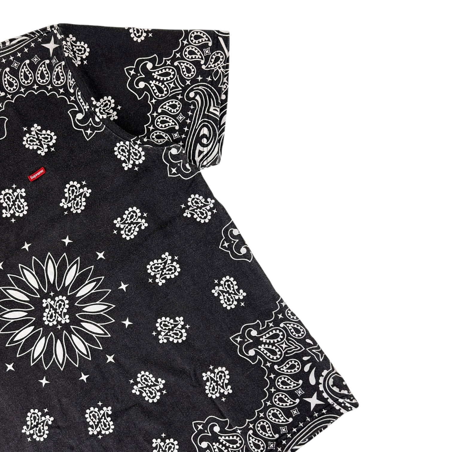 Supreme Small Box Logo Bandana T-Shirt Black