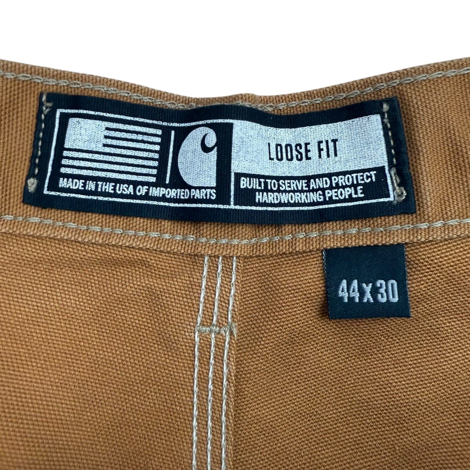 Vintage Carhartt Double Knee Pants Dark Tan