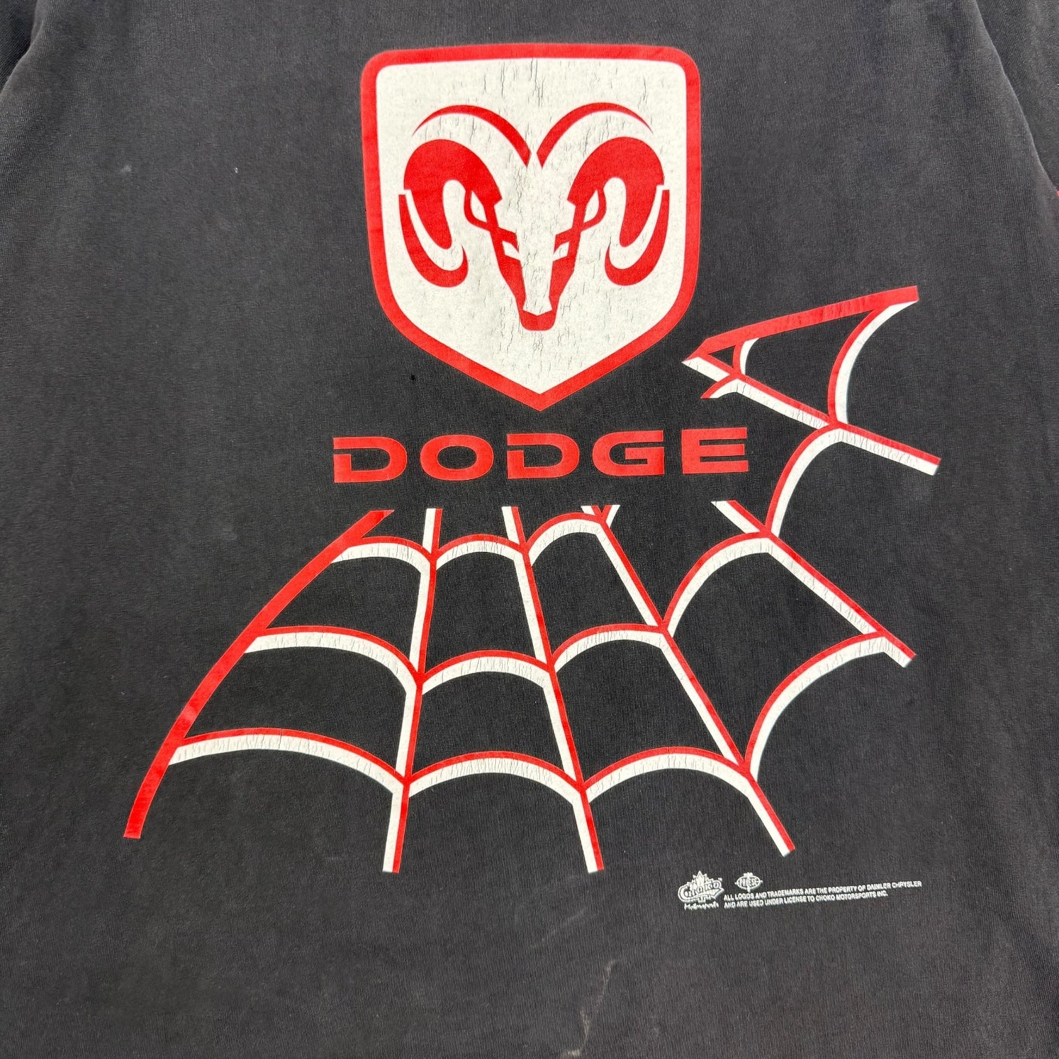 Vintage Dodge Racing L/S Tee Black