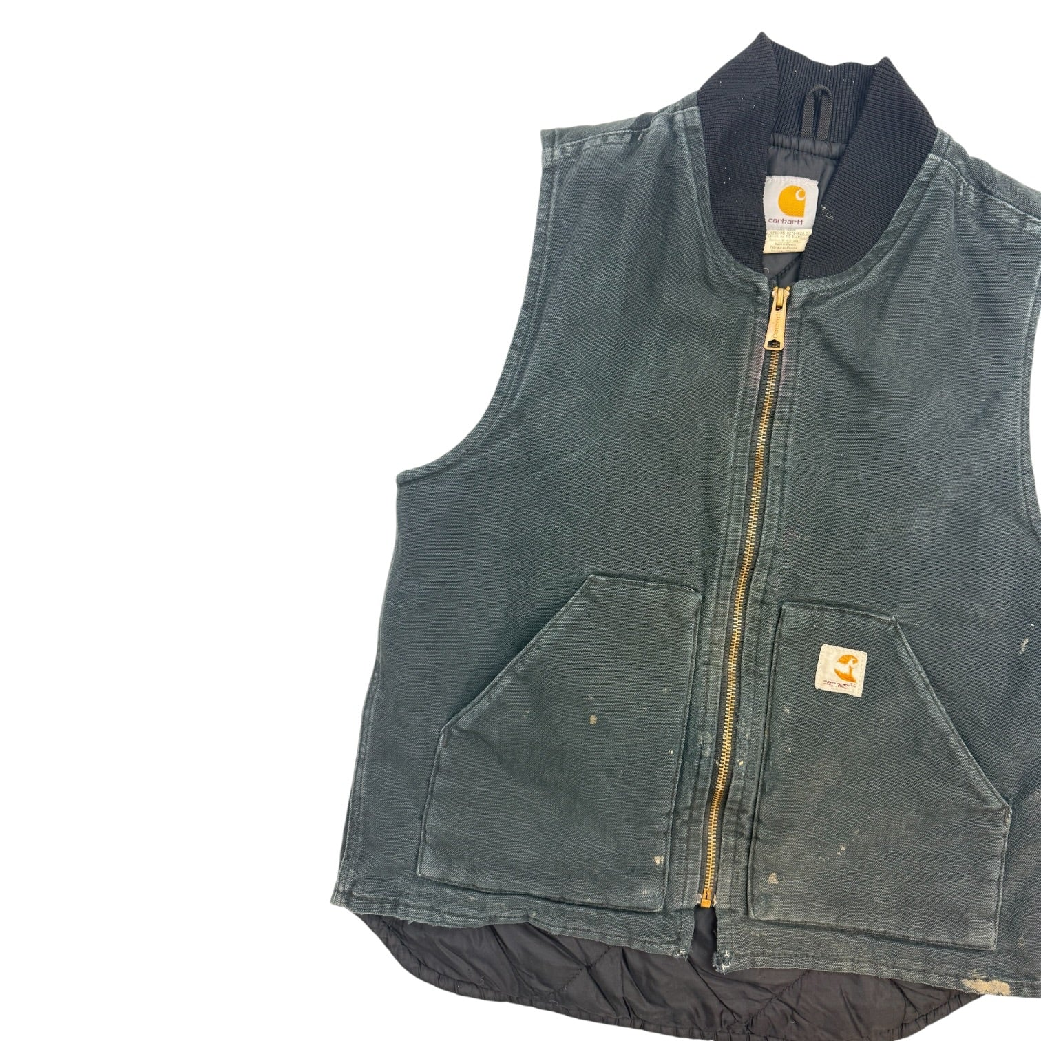 Vintage Carhartt Insulated Vest Black