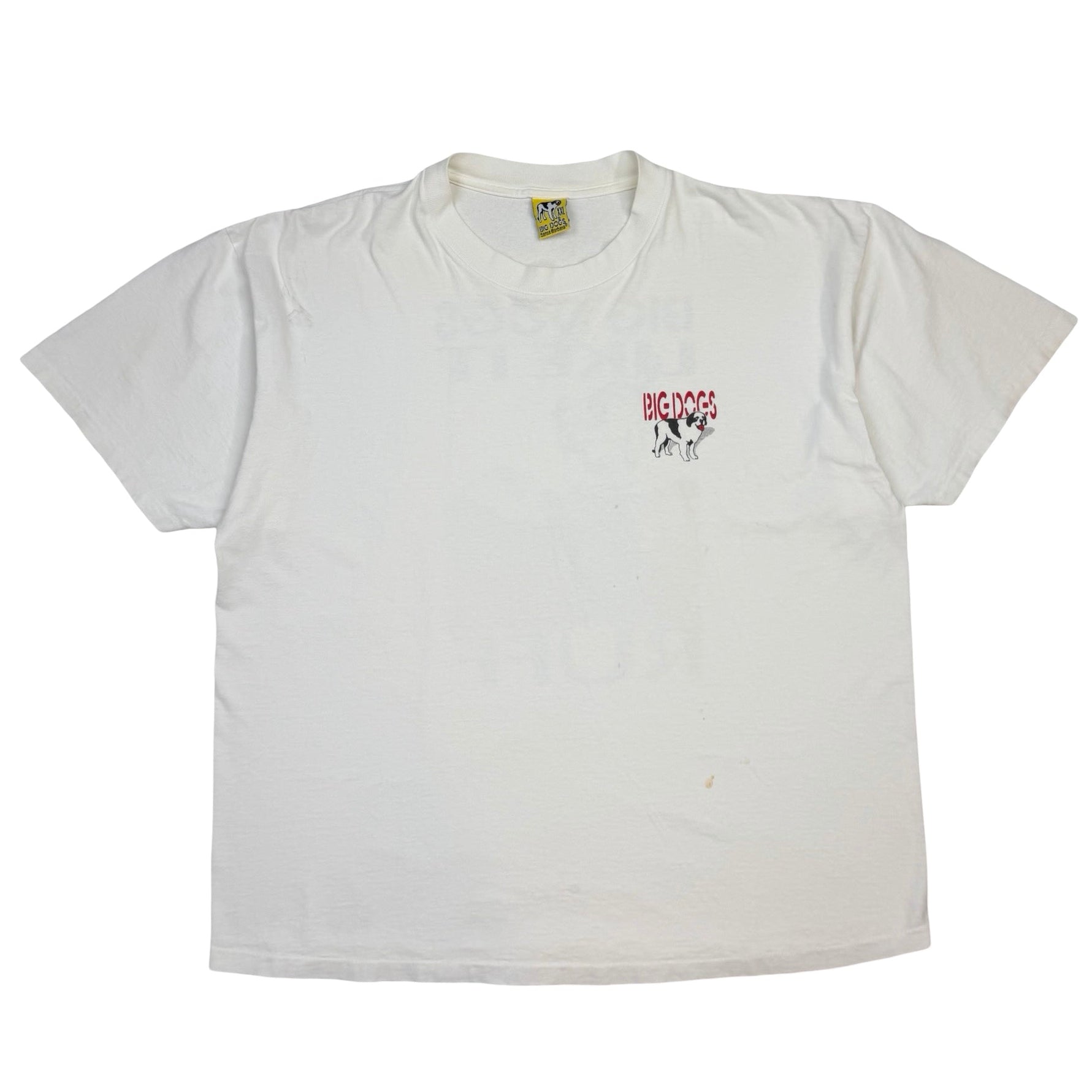Vintage Big Dogs “Big Dogs Like It Ruff” Tee White