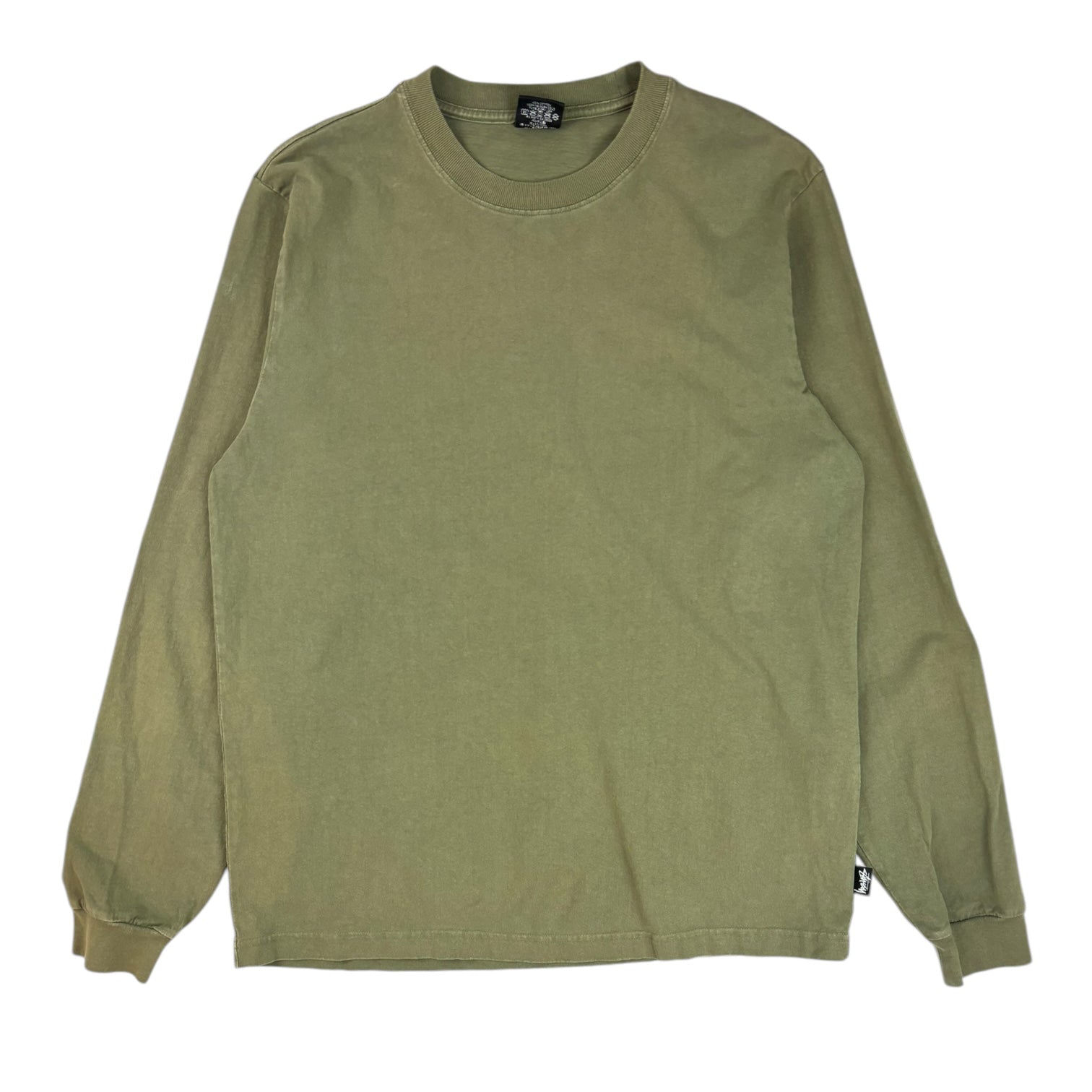 Stussy Pigment Dyed LongSleeve T-Shirt Olive