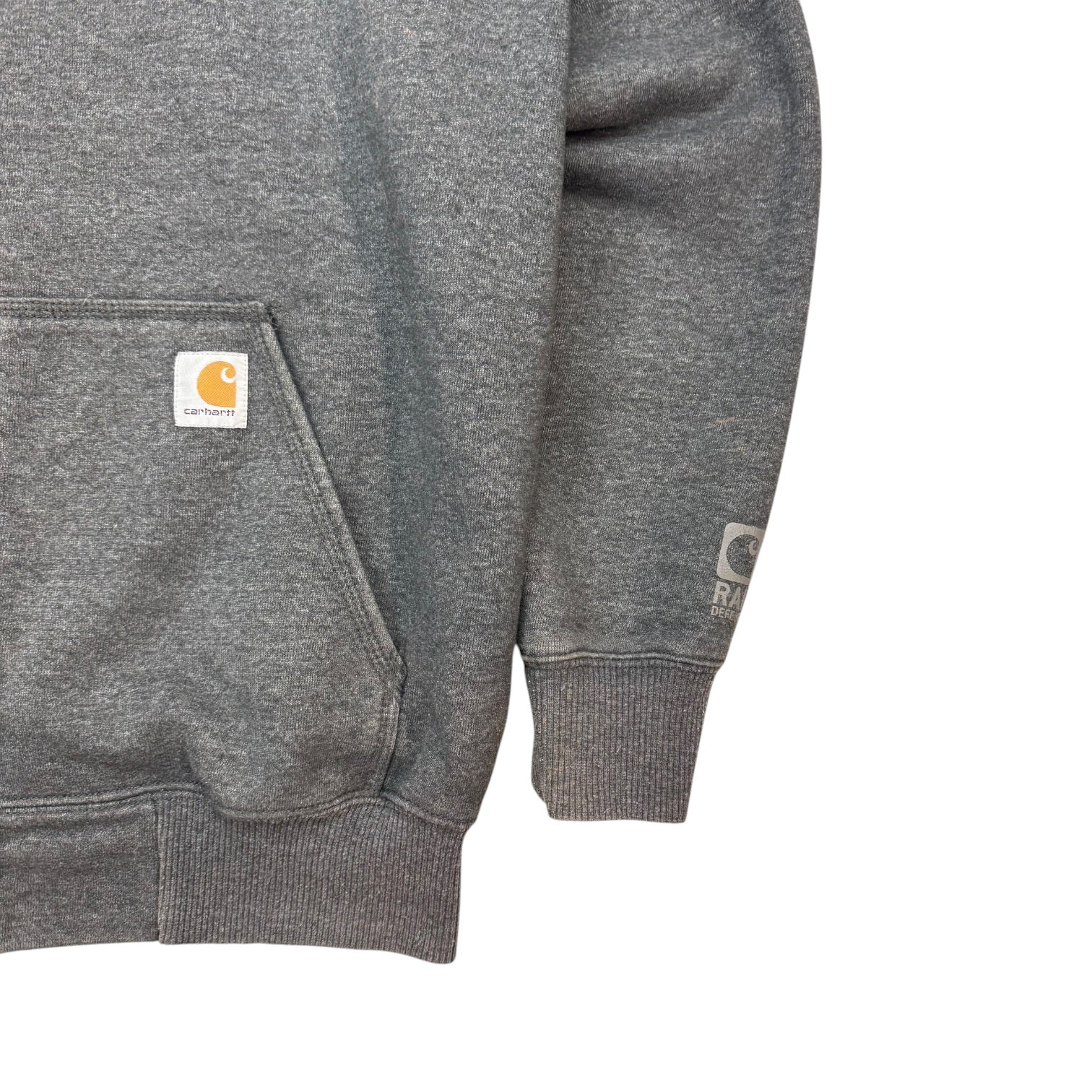 Vintage Carhartt Zip Up Hoodie Grey