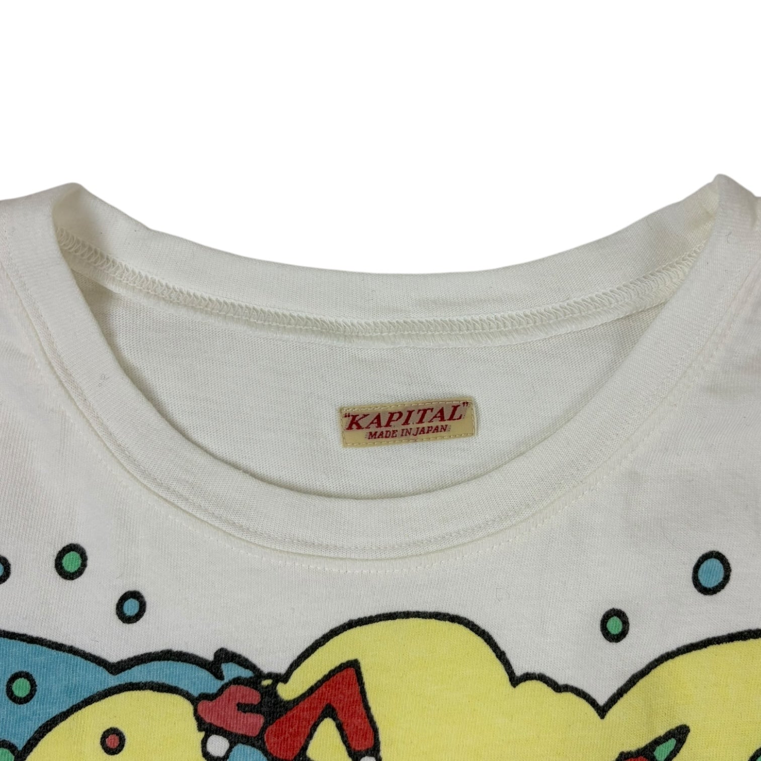 (W) Kapital “No Nukes” Swimming T-Shirt White