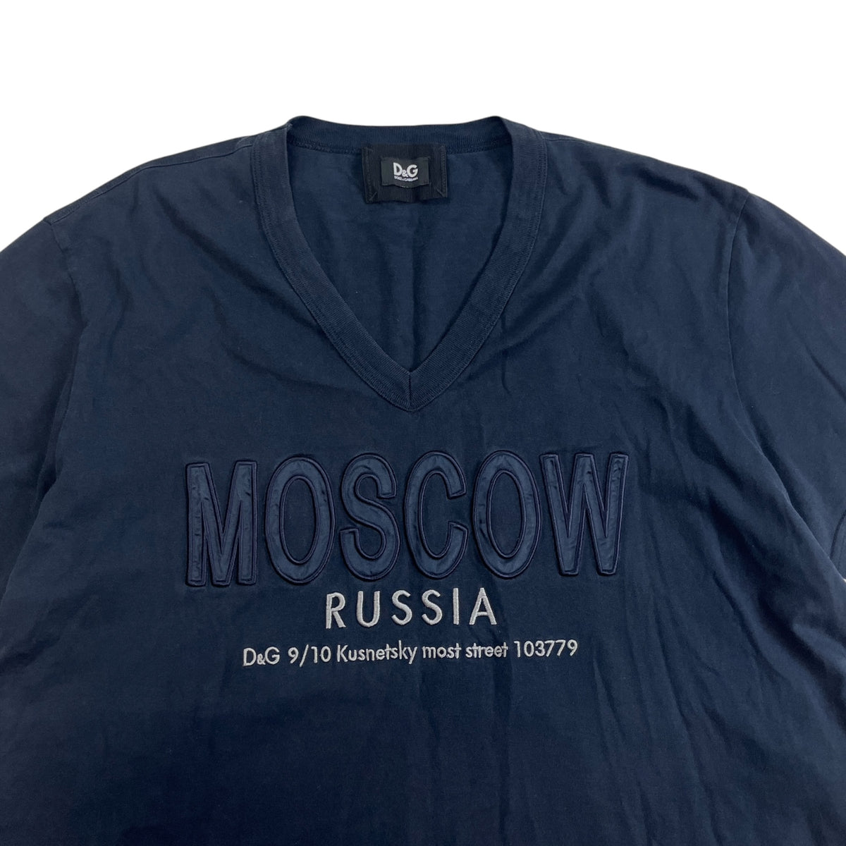 Dolce & Gabbana "Moscow Russia" Boutique V-Neck T-Shirt