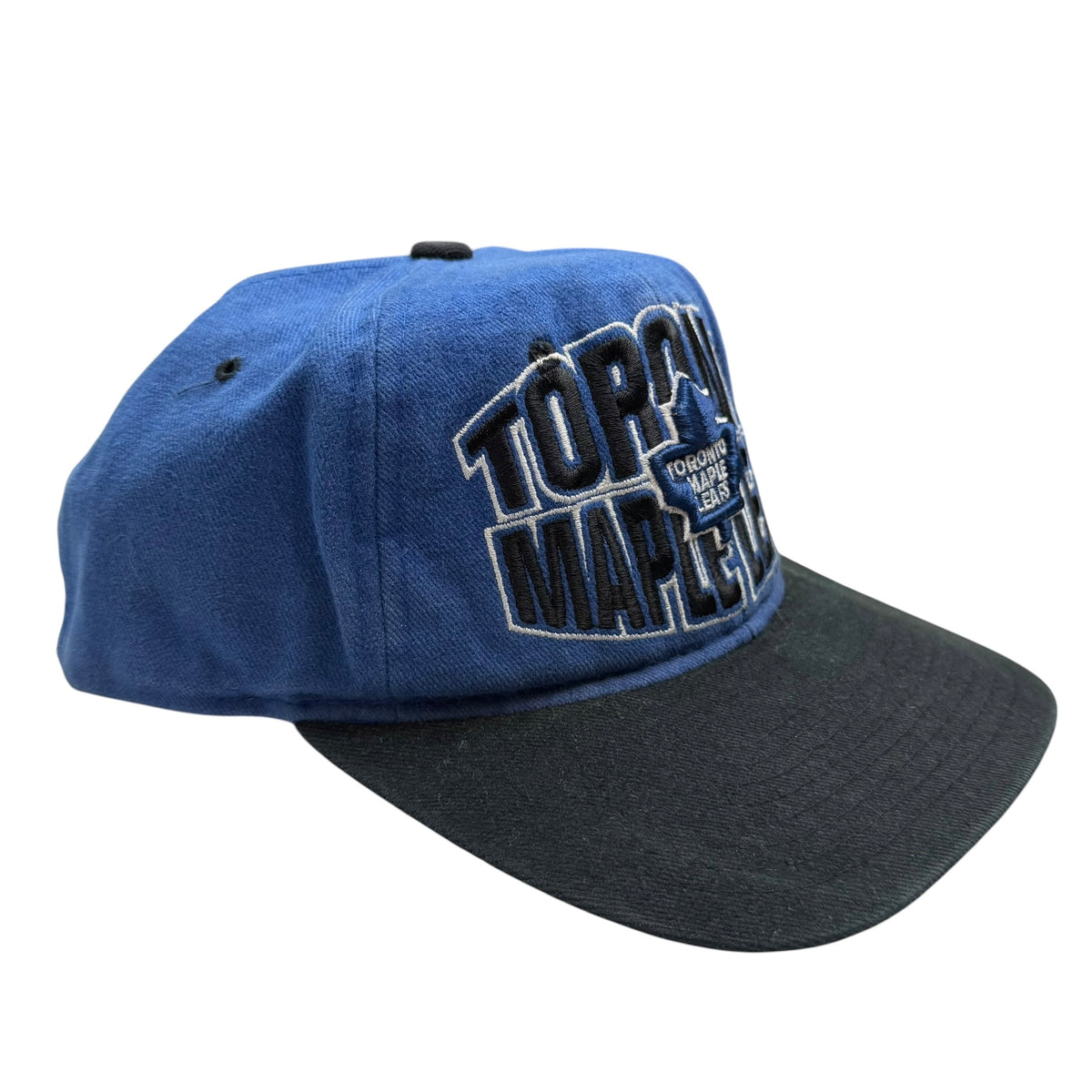 Vintage Toronto Maple Leafs Starter Embroidered Snapback Faded Blue