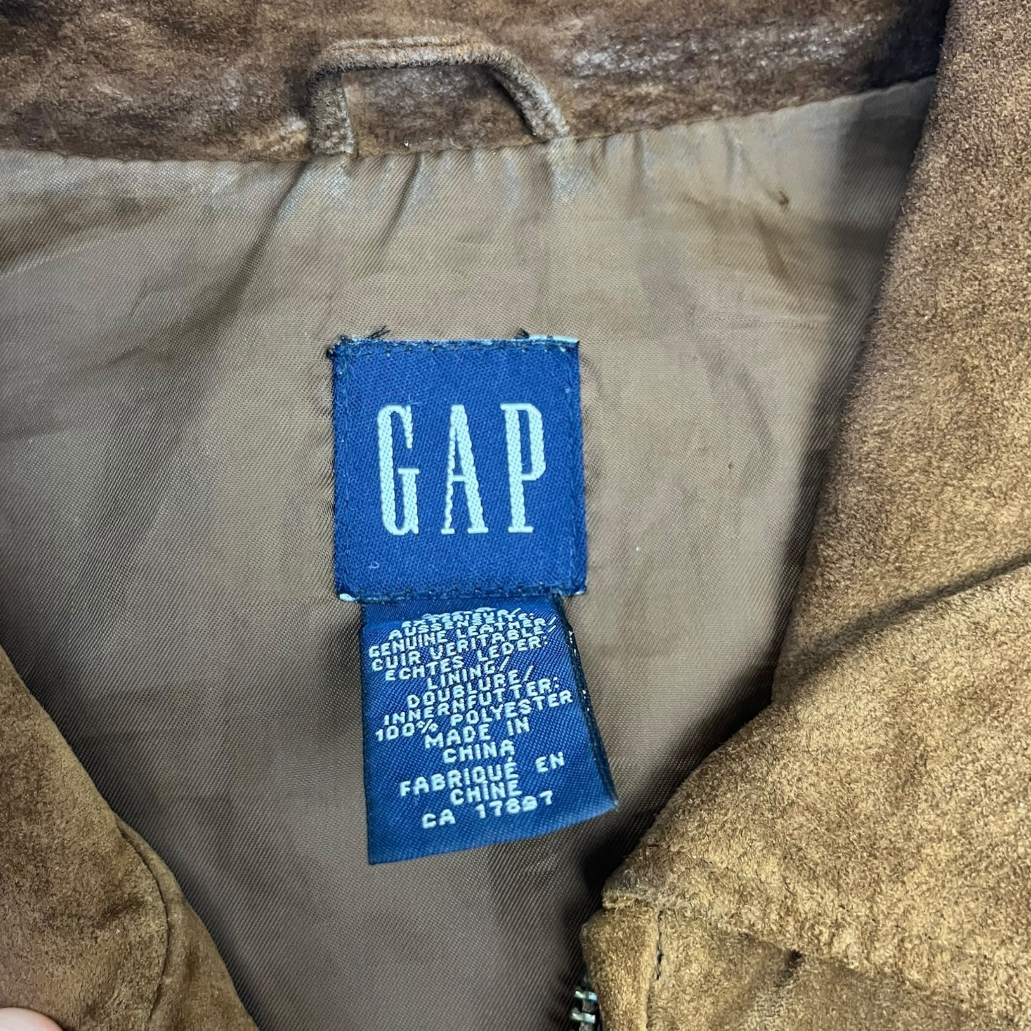Vintage Y2K Gap Suede Trucker Jacket