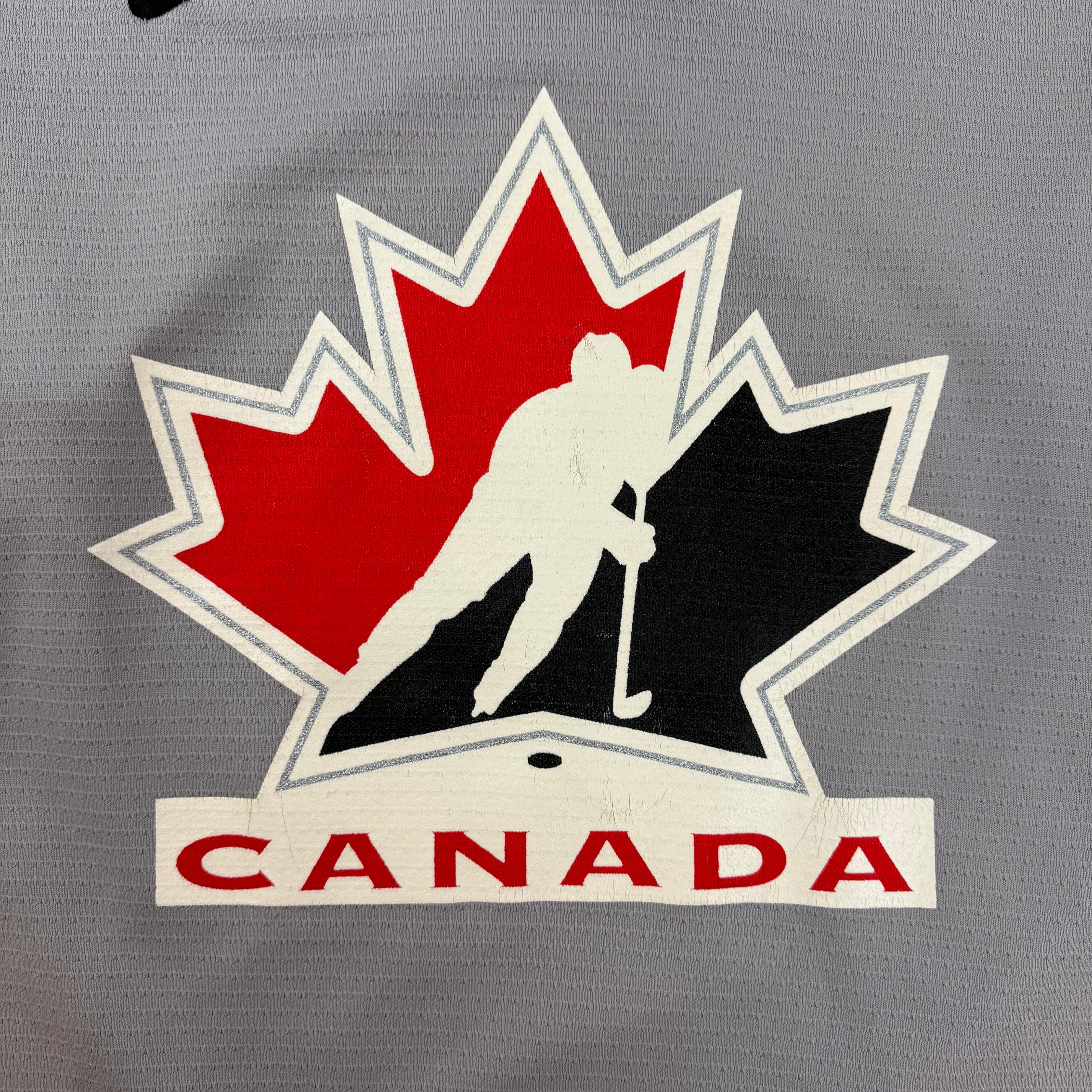 Vintage Nike Team Canada Jersey Grey