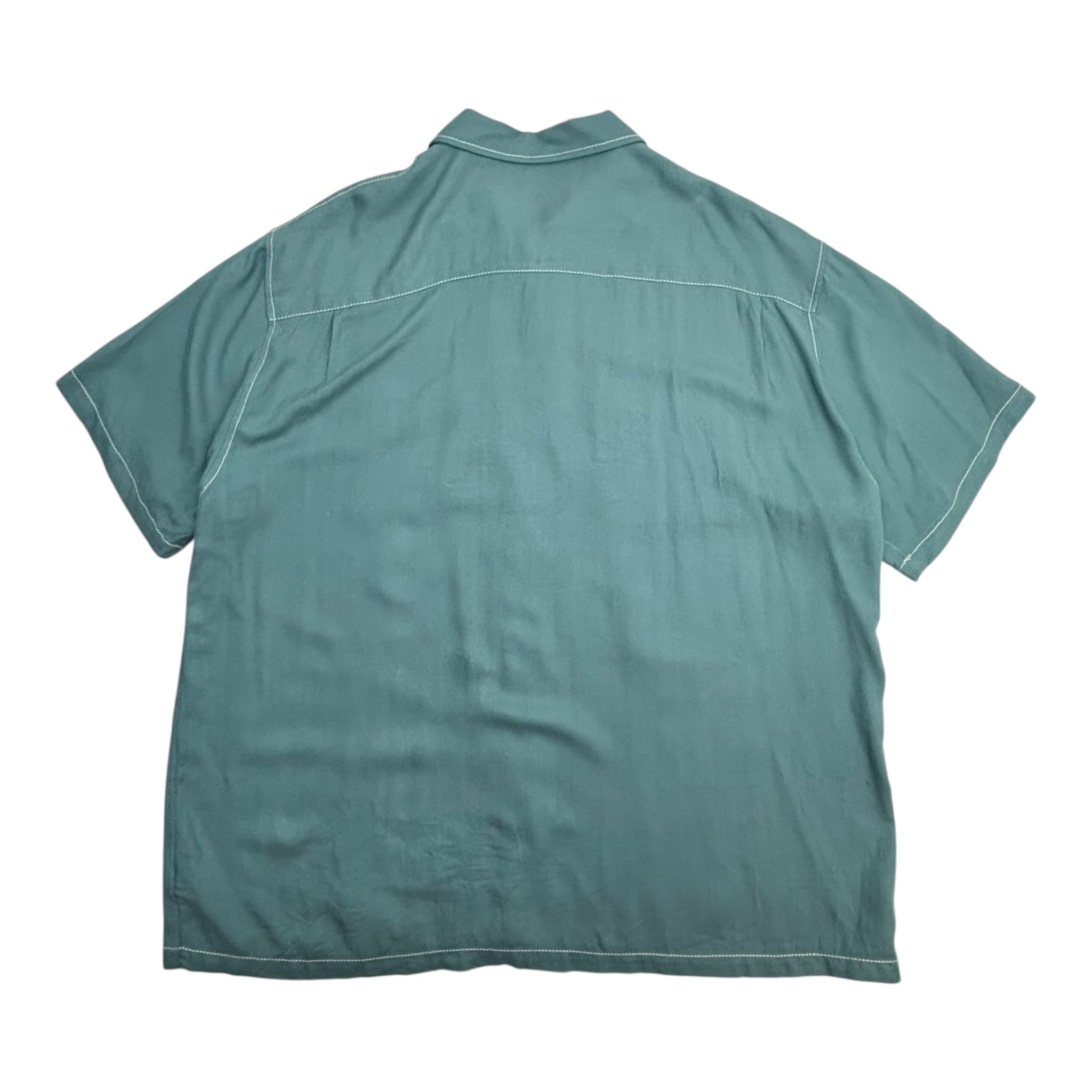 Stussy Contrast Pick Pick Stitched Button-Up Shirt