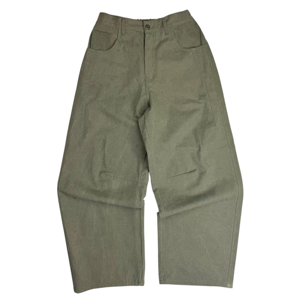Estudio Niksen Half Dart Maxi Jeans Green
