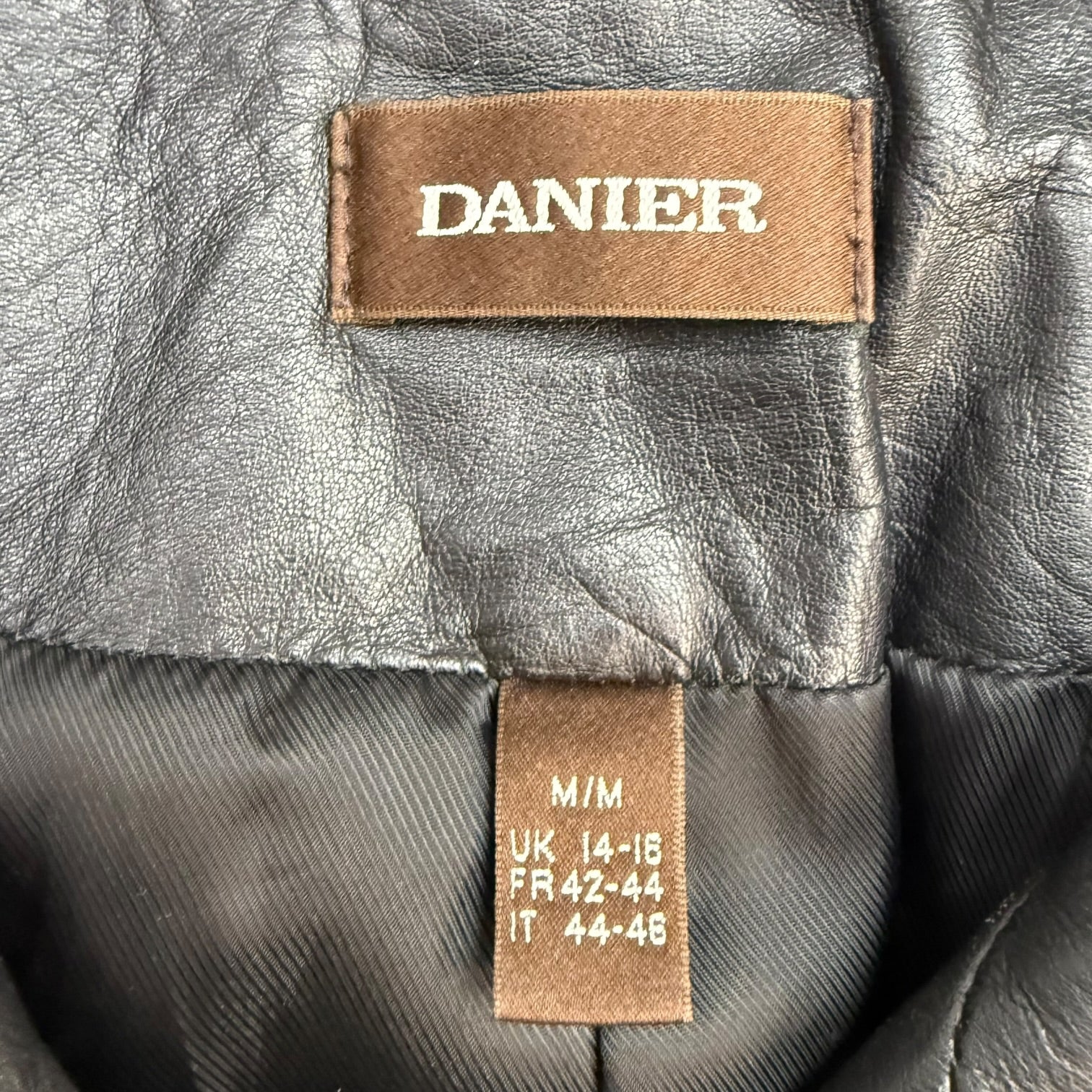 Vintage Women's Danier Leather Jacket Black
