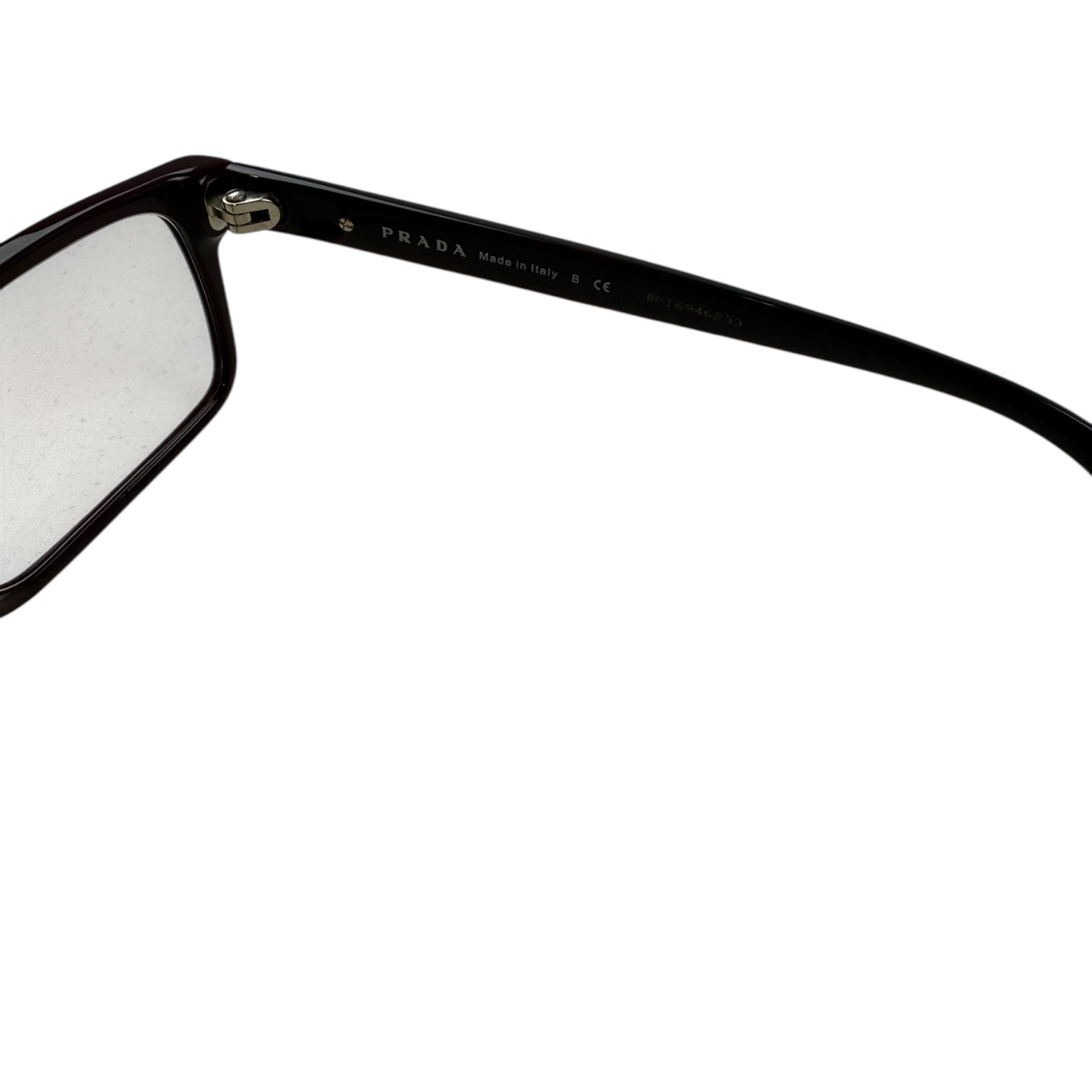 Vintage Prada VPR 15Q Glasses Dark Red