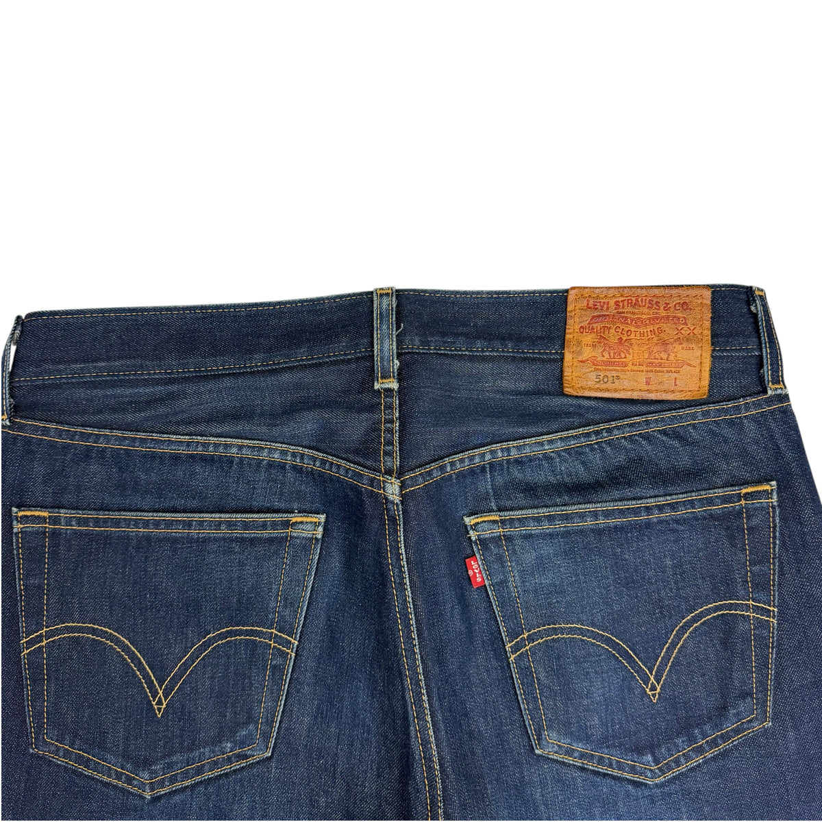 Vintage Levi’s 501 Raw Selvedge Denim Jeans Indigo