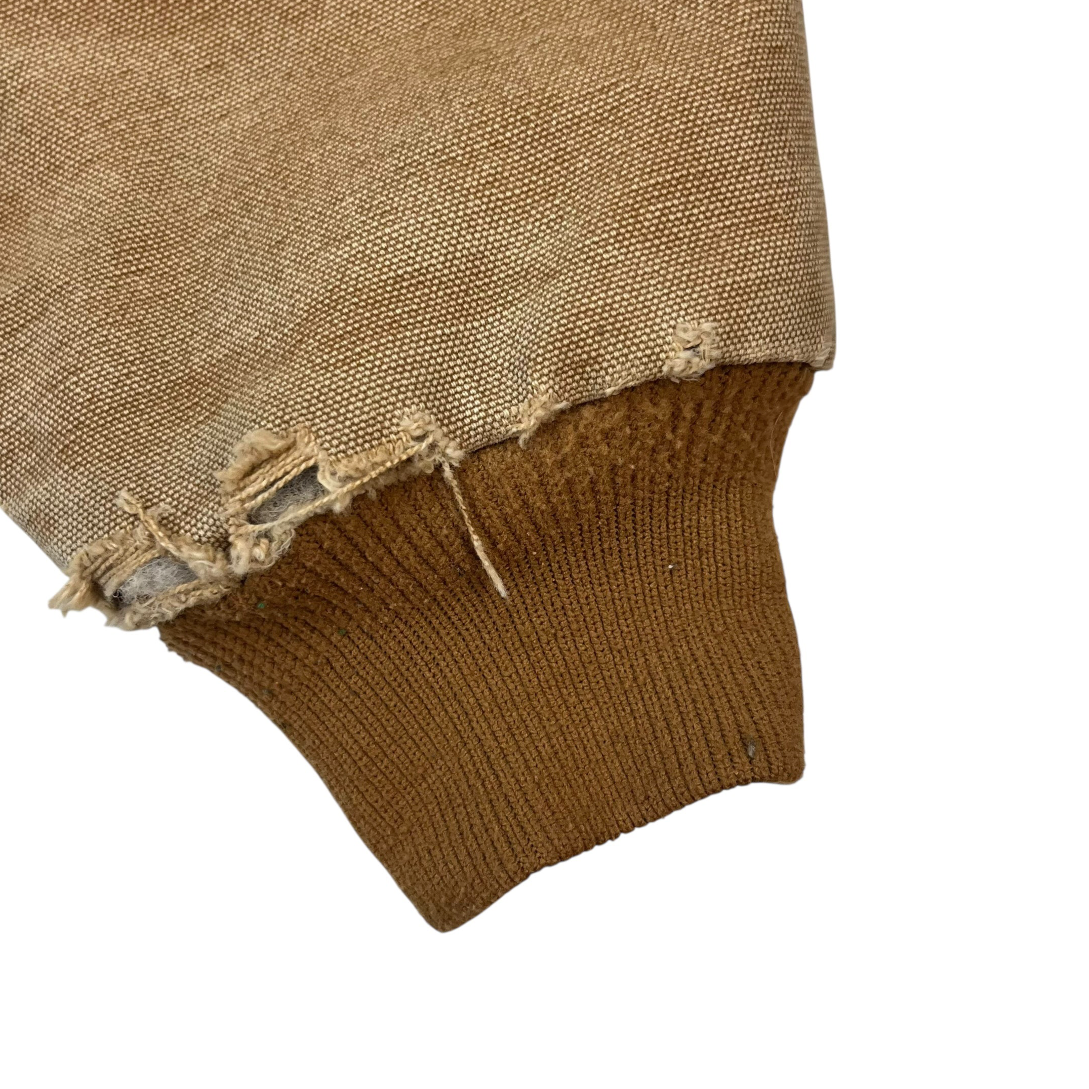 Vintage Carhartt Active Hooded Jacket Tan Brown