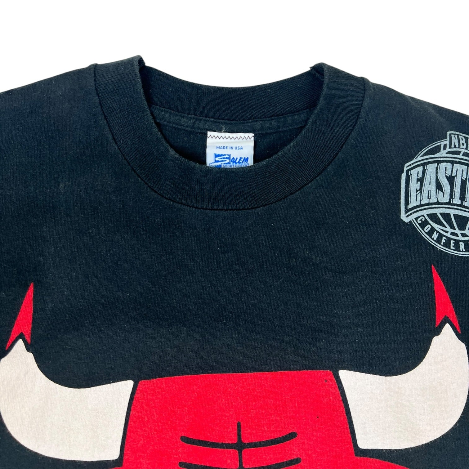 Vintage Chicago Bulls Salem Jersey T-Shirt Black