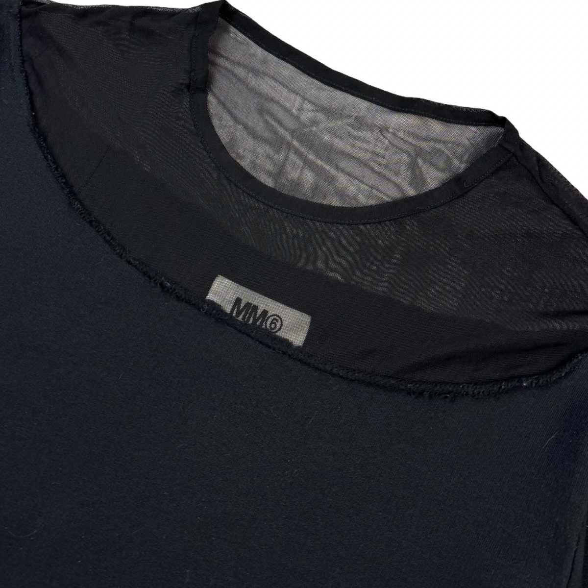 MM6 Maison Margiela Mesh Paneled Sweatshirt
