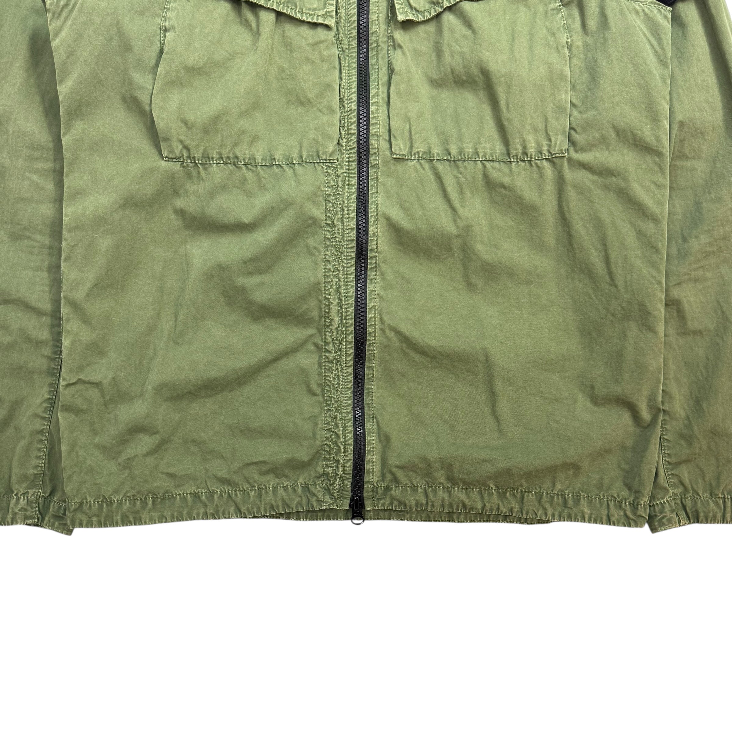 Stone Island Zip-Up Jacket Green