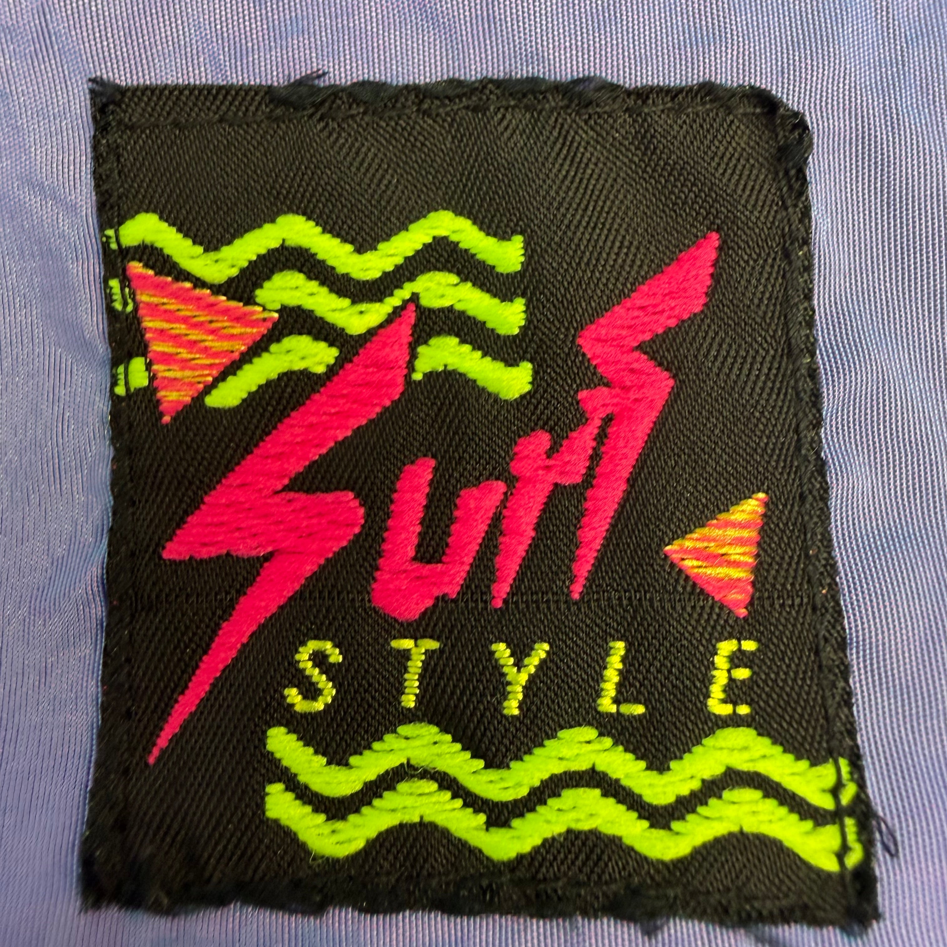 Vintage Surf Style Iridescent Anorak Purple