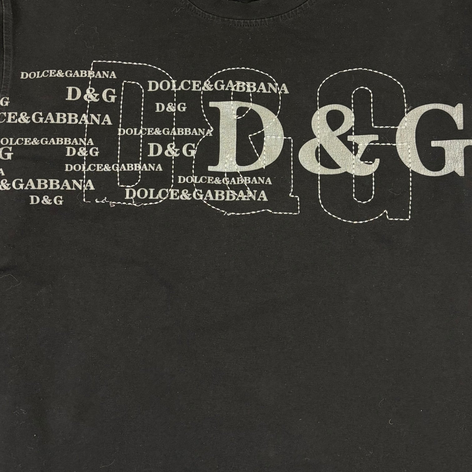 Dolce & Gabanna Multi-logo Longsleeve Black