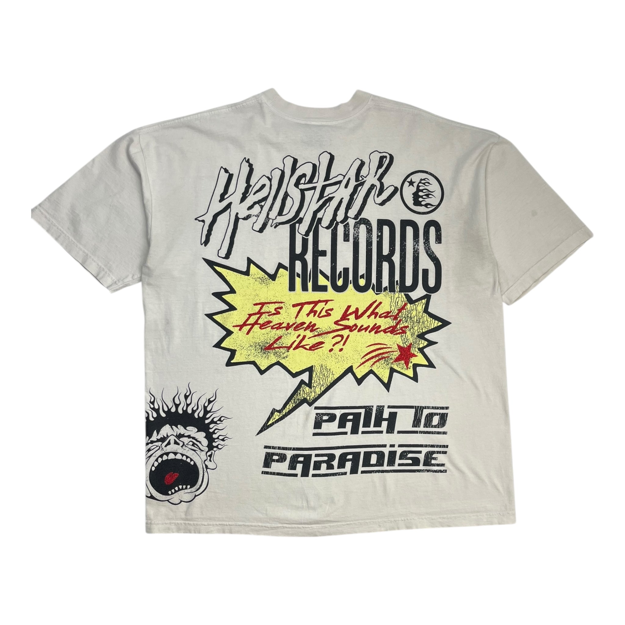 Hellstar Records Hollywood T-Shirt Cream