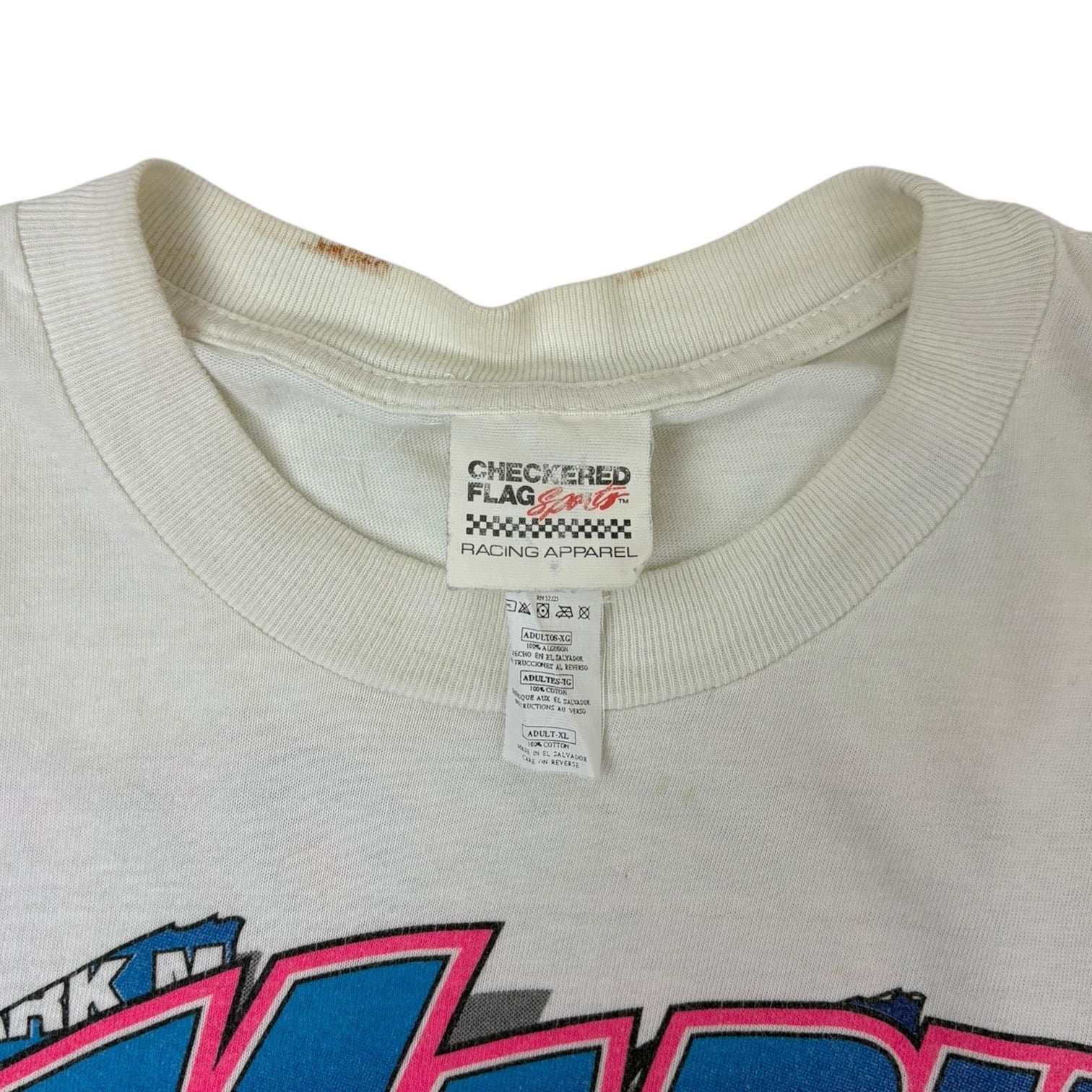 Vintage Mark Martin Valvoline Racing T-Shirt White