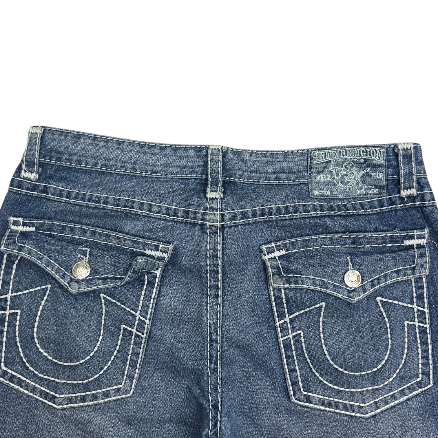 Vintage True Religion Straight Leg Denim Pants Dark Wash