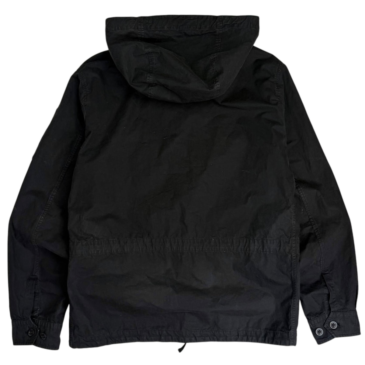 C.P. Company Micro-Reps Hooded Lens Overshirt Black
