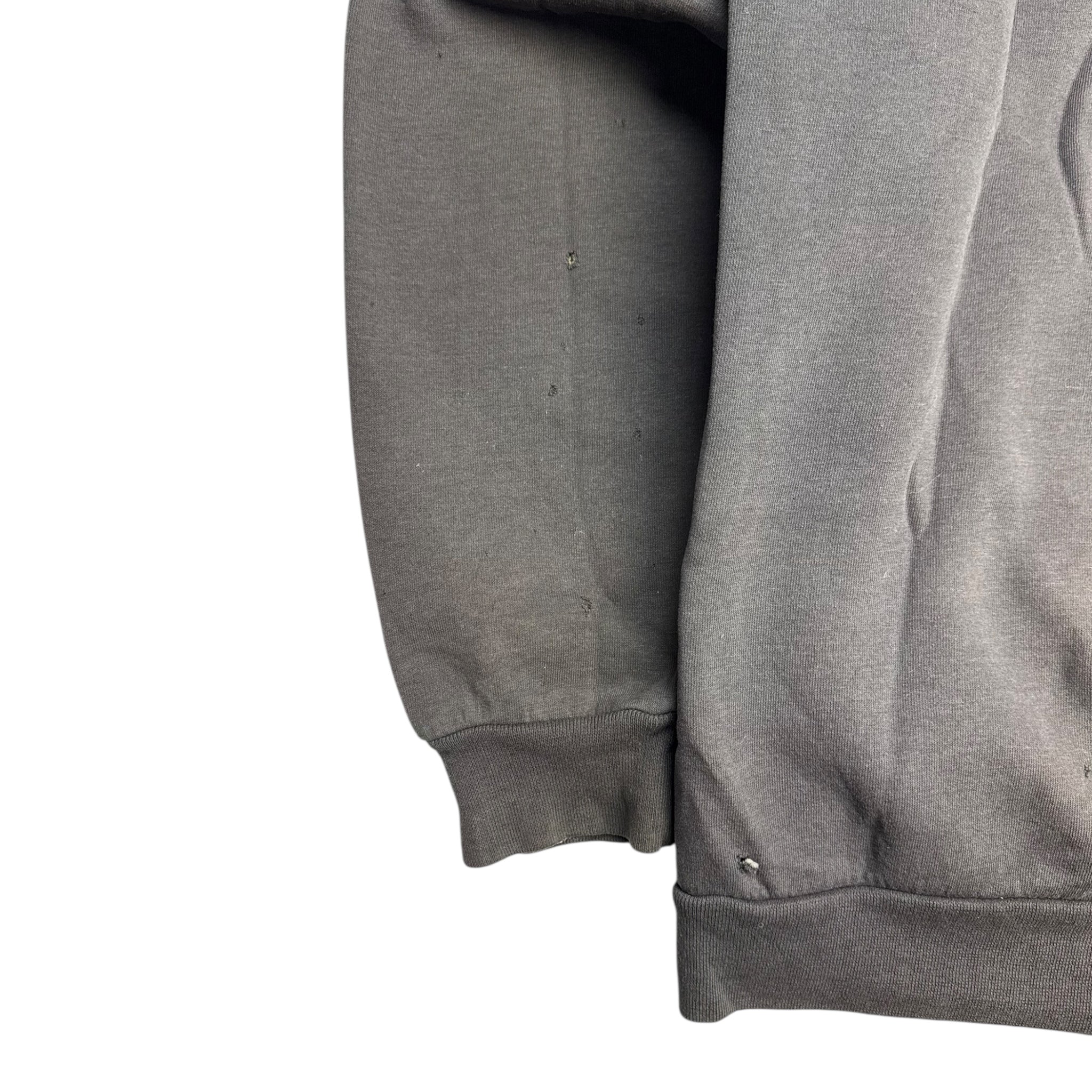 Vintage Carhartt Velour Zip Up Hoodie Grey