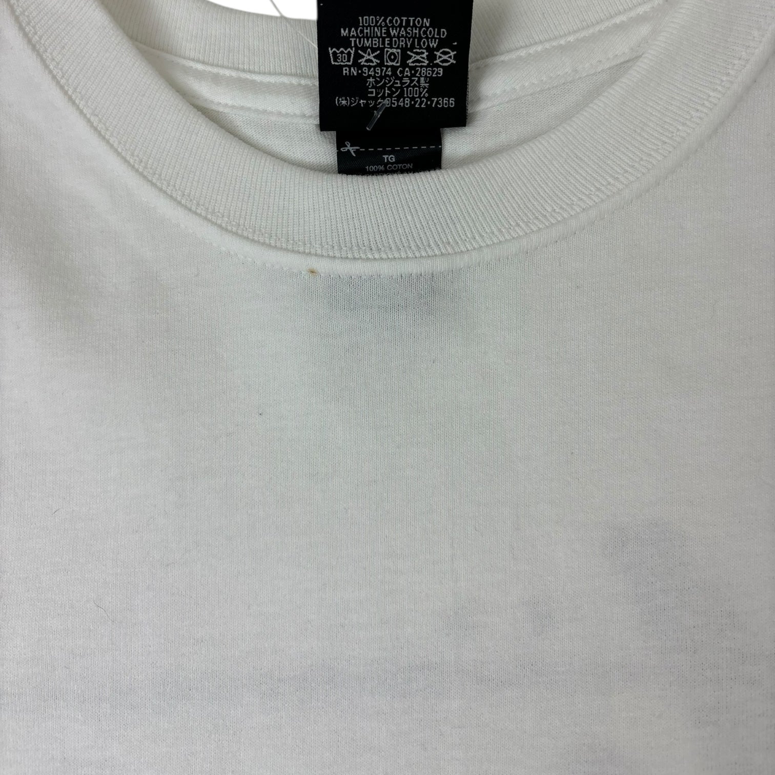Stussy Vancouver Chapter Long Sleeve T-Shirt White
