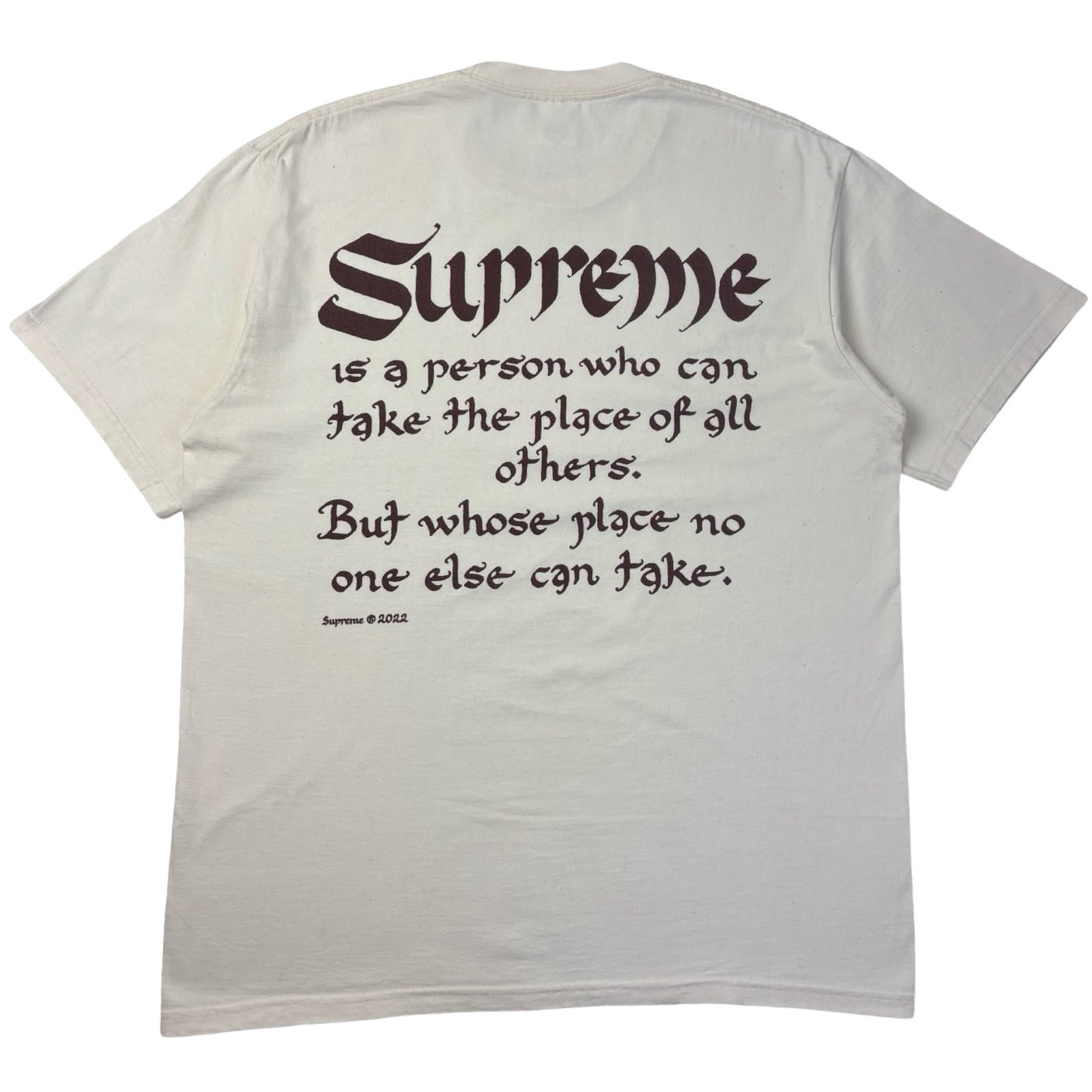 Supreme Person Tee Natural