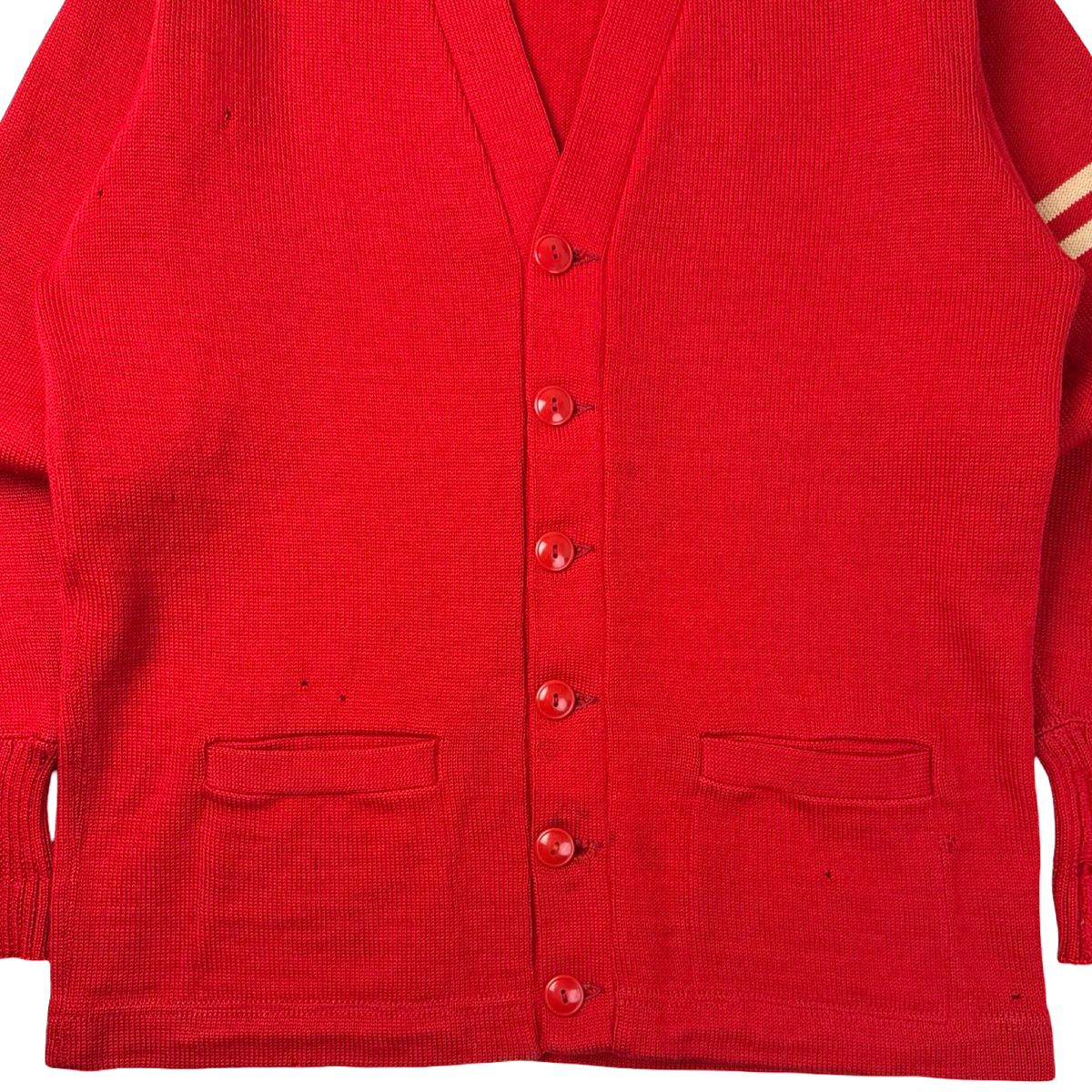 Vintage Pride of the West Knit Cardigan Red