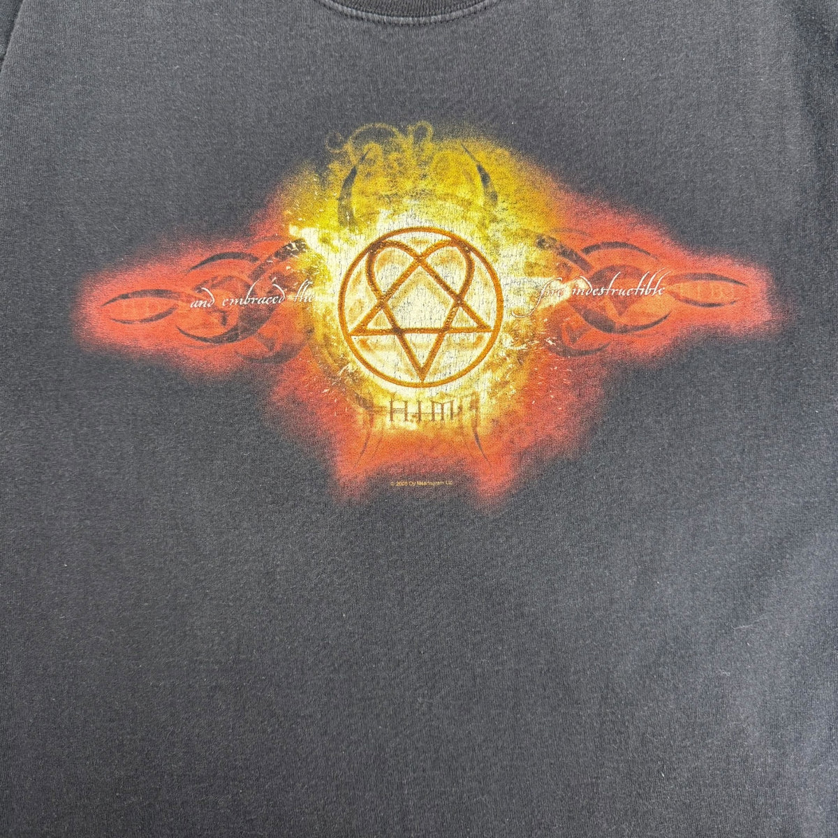 Vintage Him Embrace The Fire Tee Black
