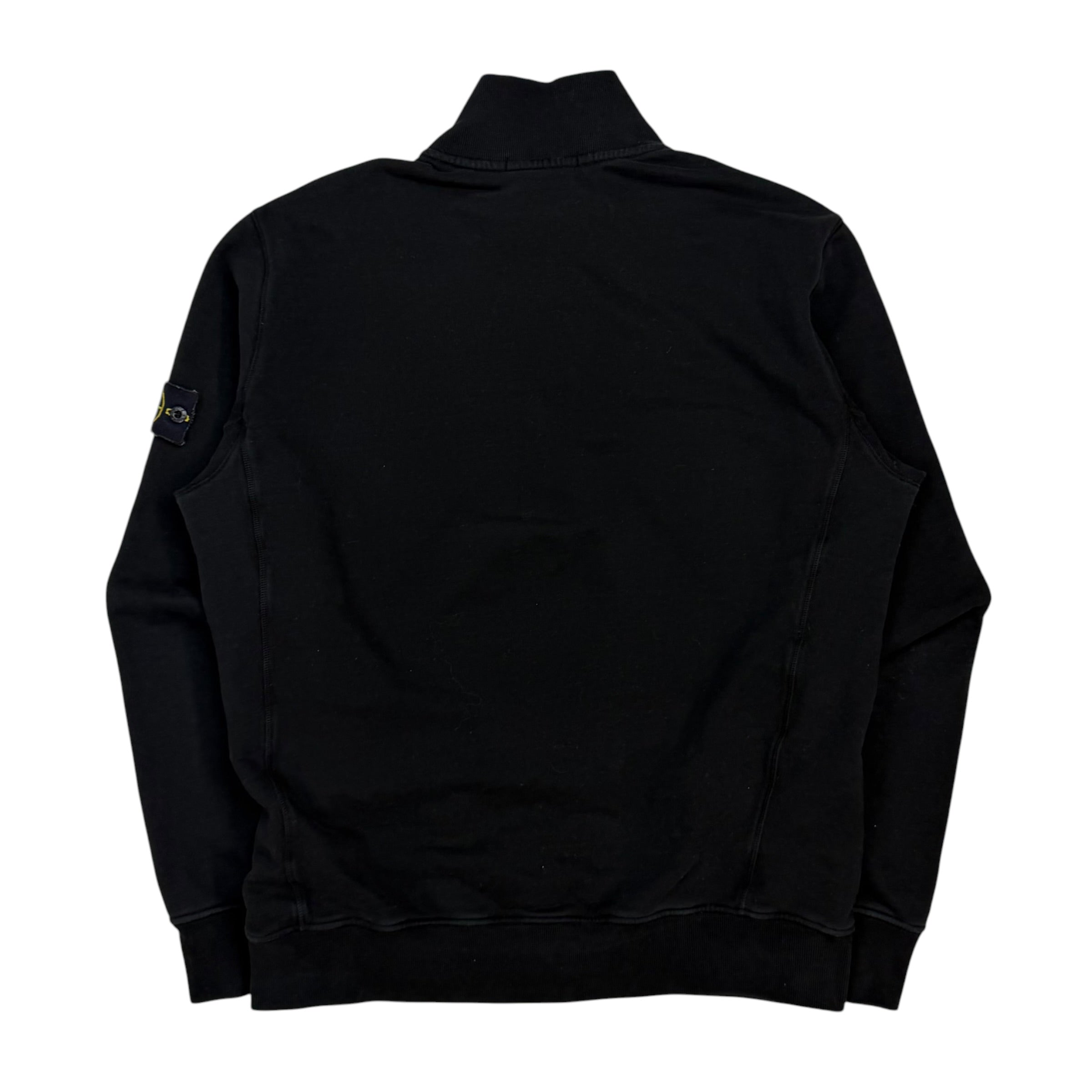 Stone Island Quarter Zip Sweater Black