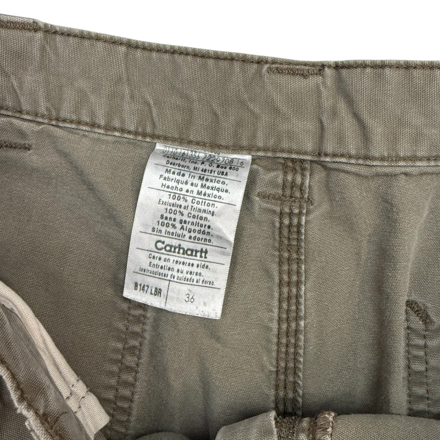 Vintage Carhartt Carpenter Shorts Dark Tan