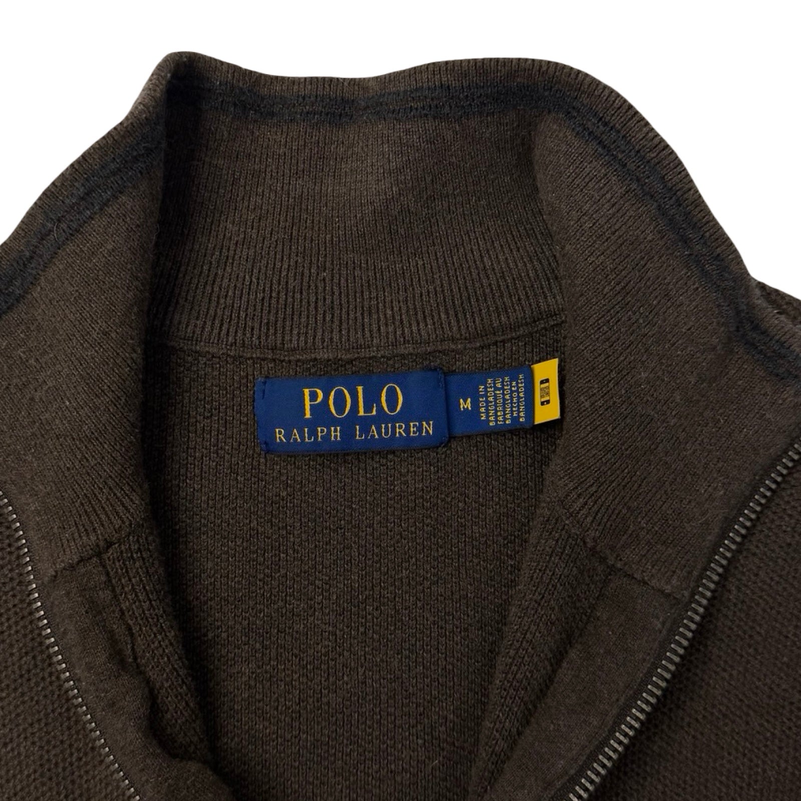 Vintage Polo Ralph Lauren Quarter Zip Sweater Brown