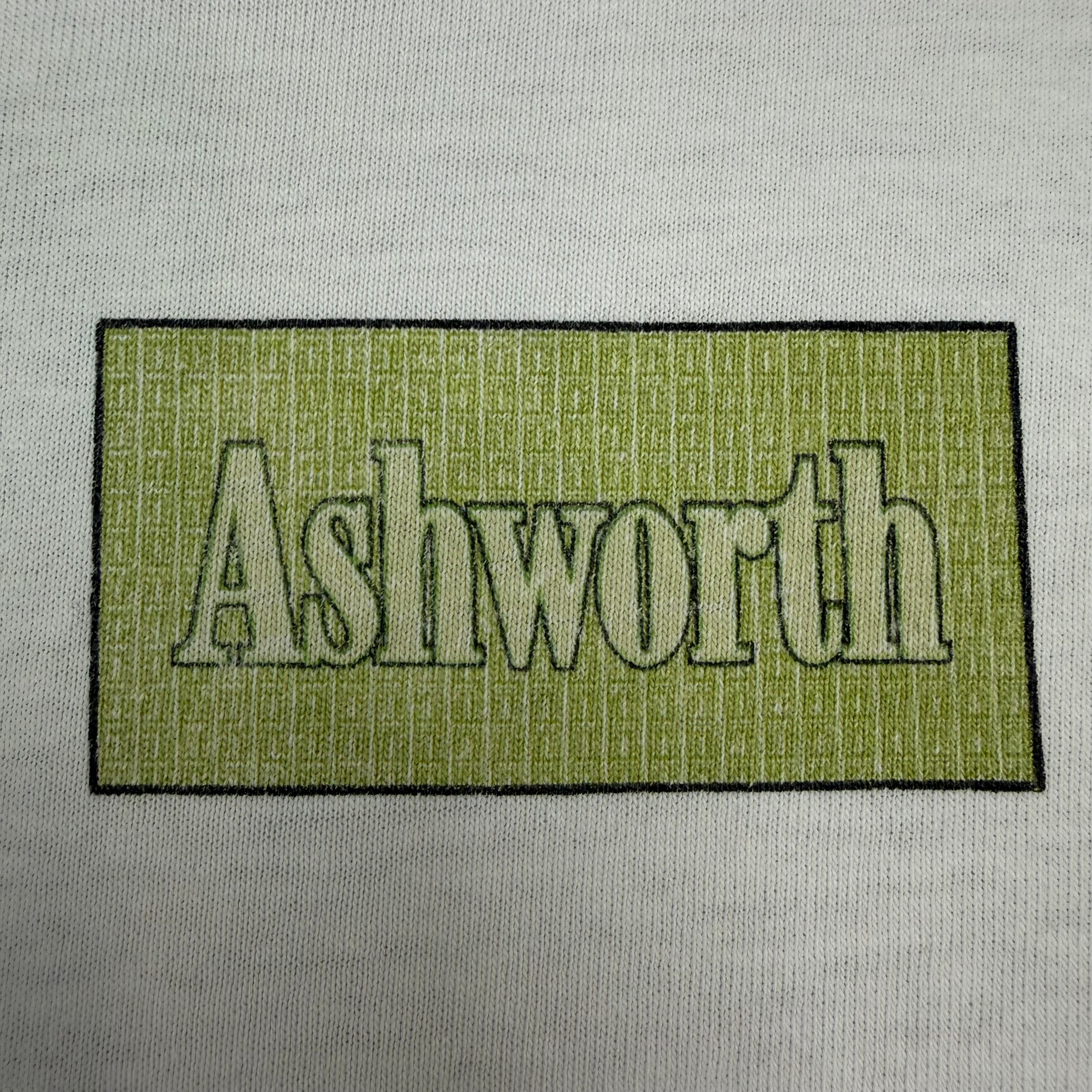 Vintage Ashworth Golf Tee White