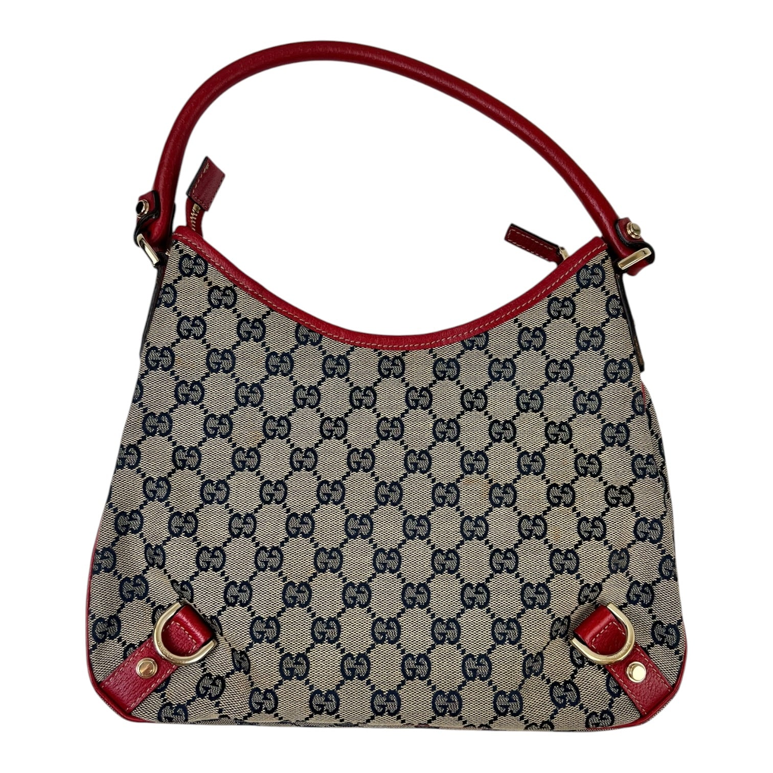 Gucci Small GG-Canvas Abbey Hobo Bag