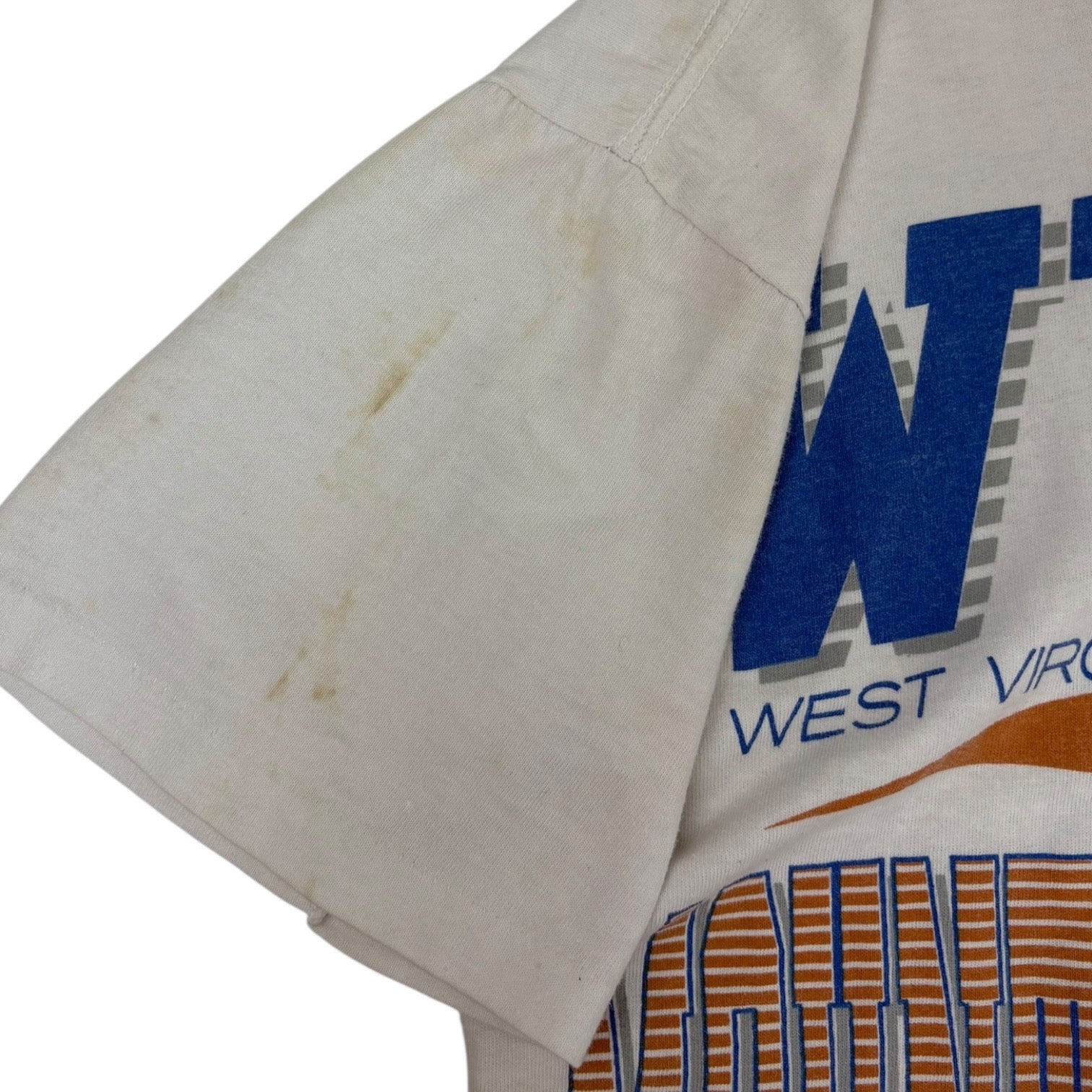 Vintage West Virginia University Mountaineers T-Shirt White