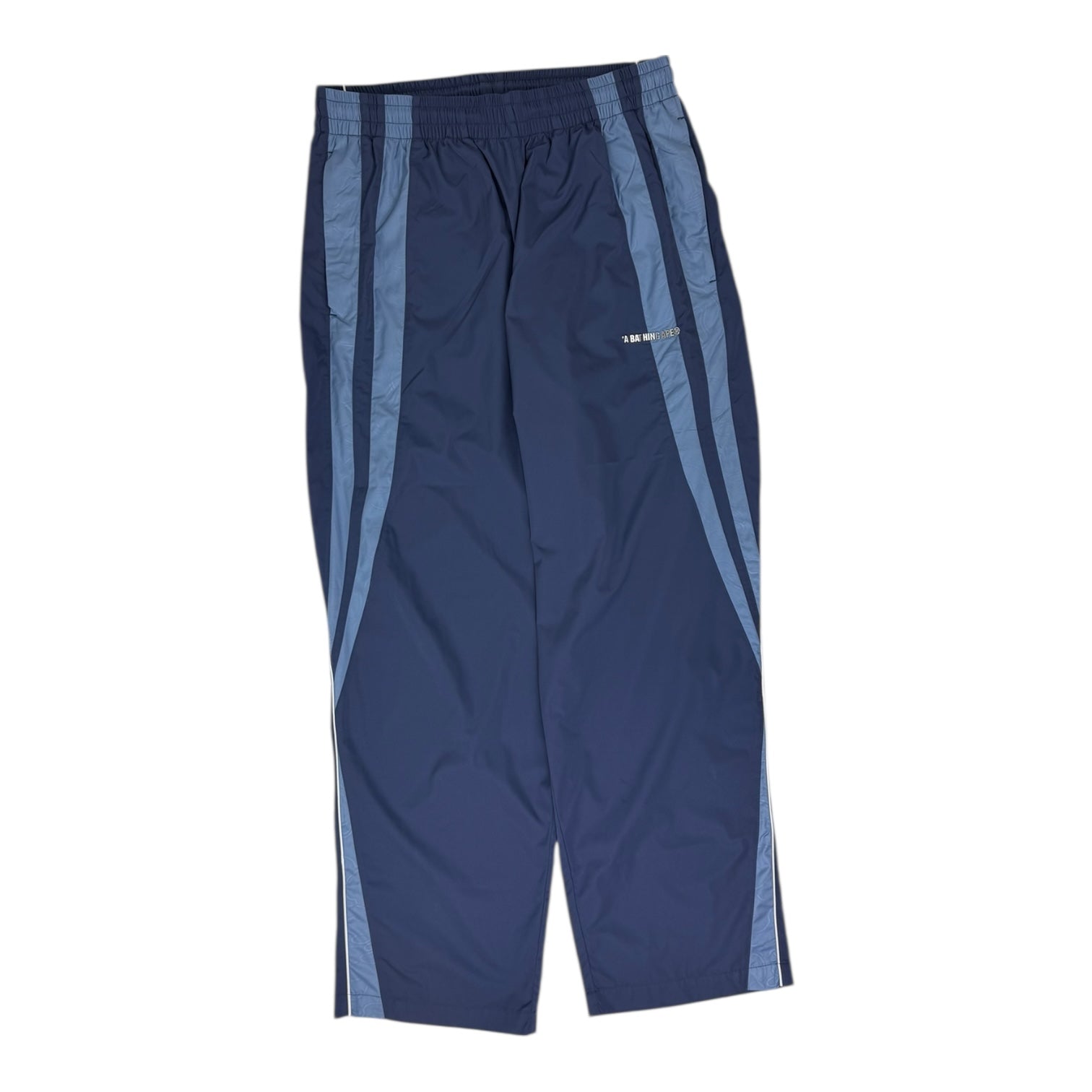 BAPE Line Camo Metal Logo Relaxed Fit Track Pants