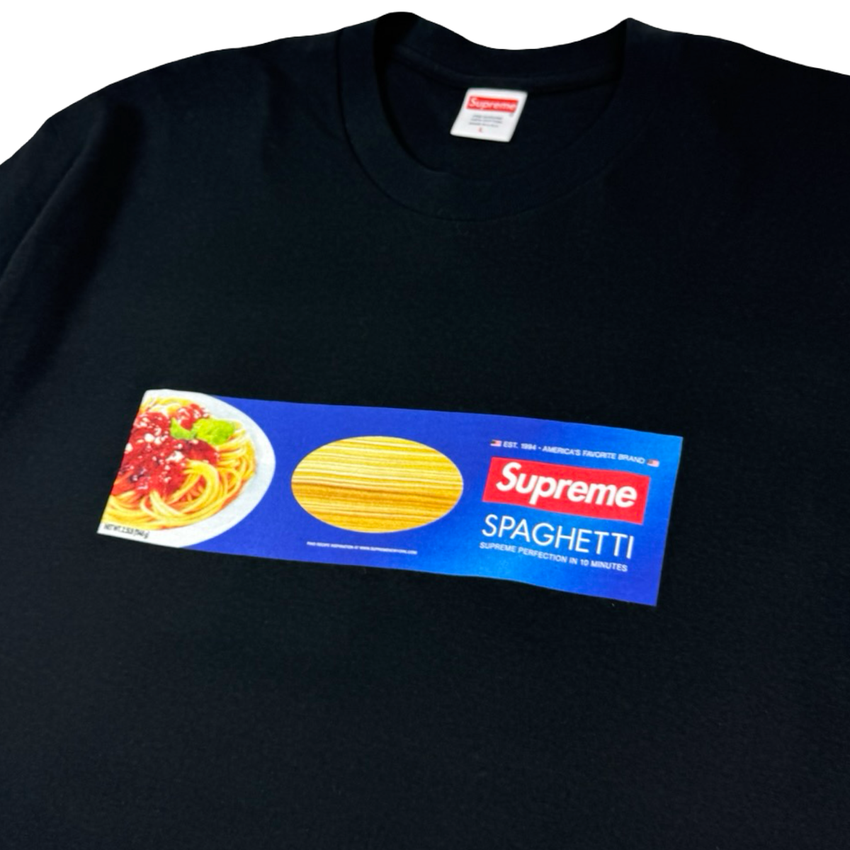 Supreme Spaghetti Tee Black