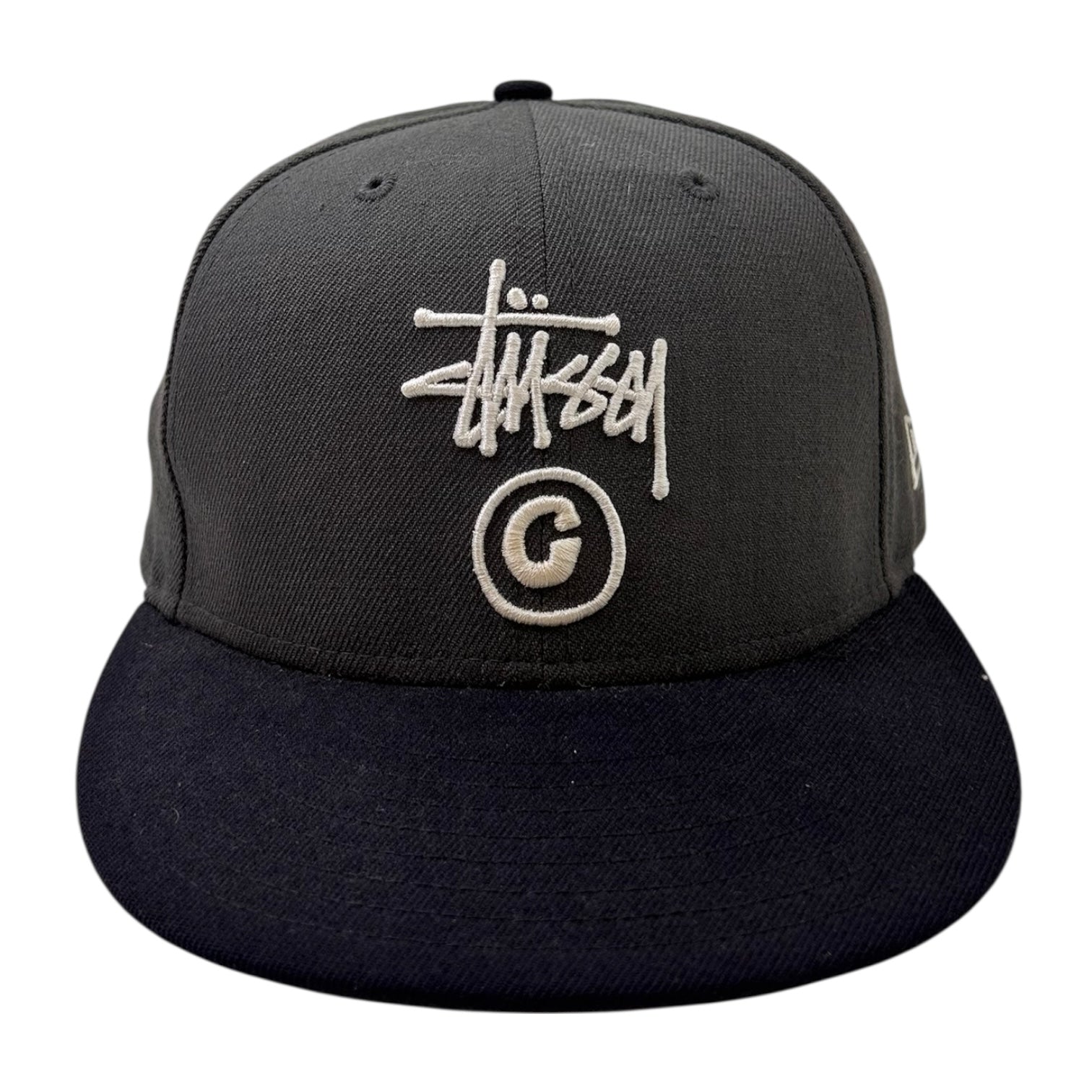 Stussy New Era Classic Fitted Hat Dark Grey